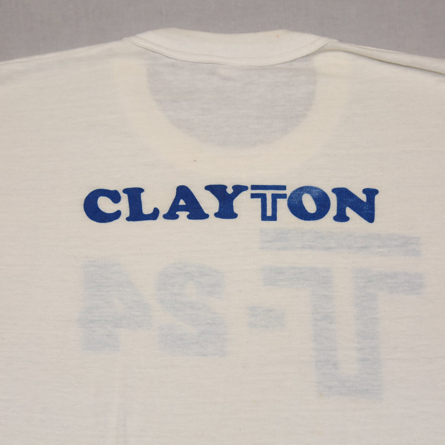 1960's "Clayton T-24" white T-shirt - XS