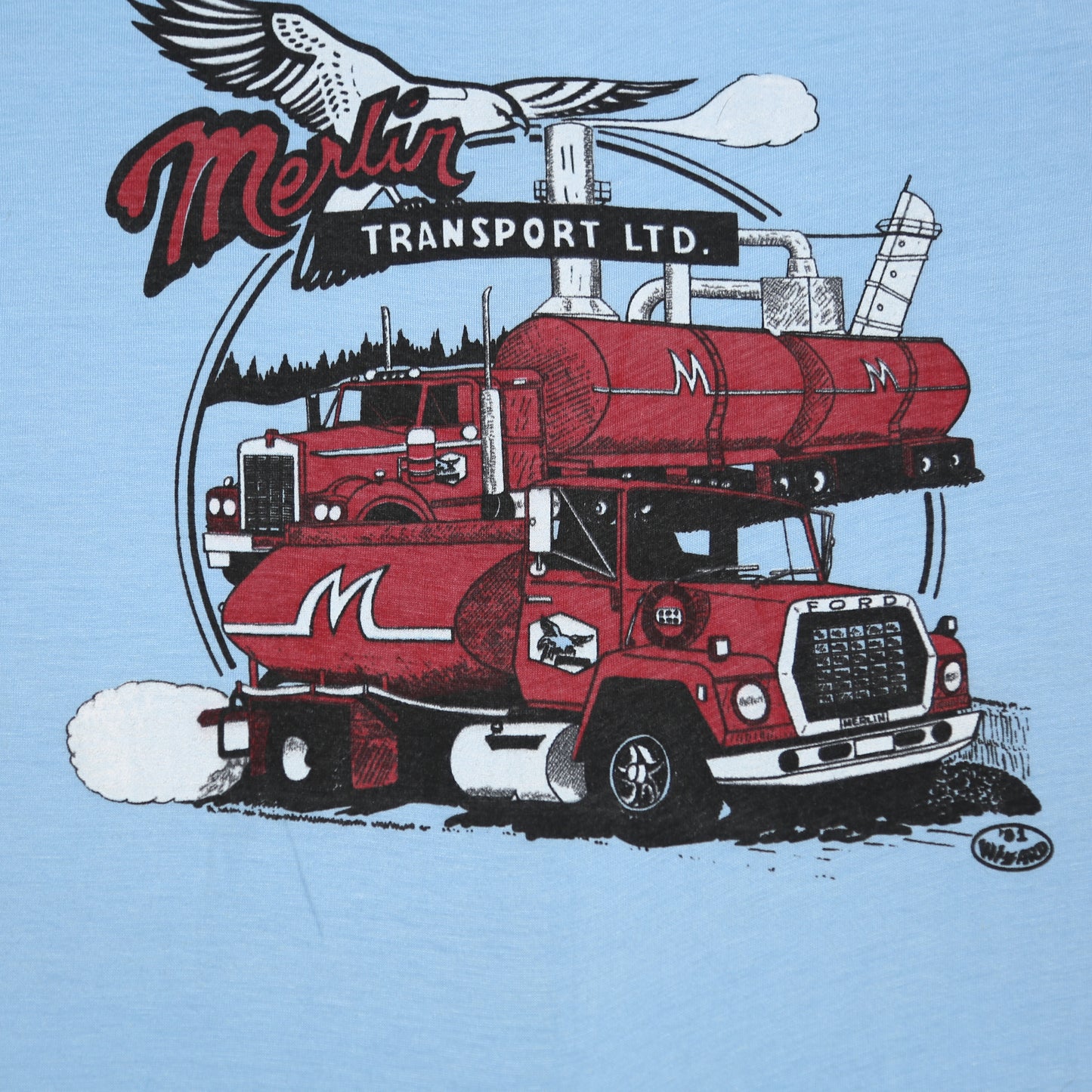Merlin Transport 1981 t-shirt - XS