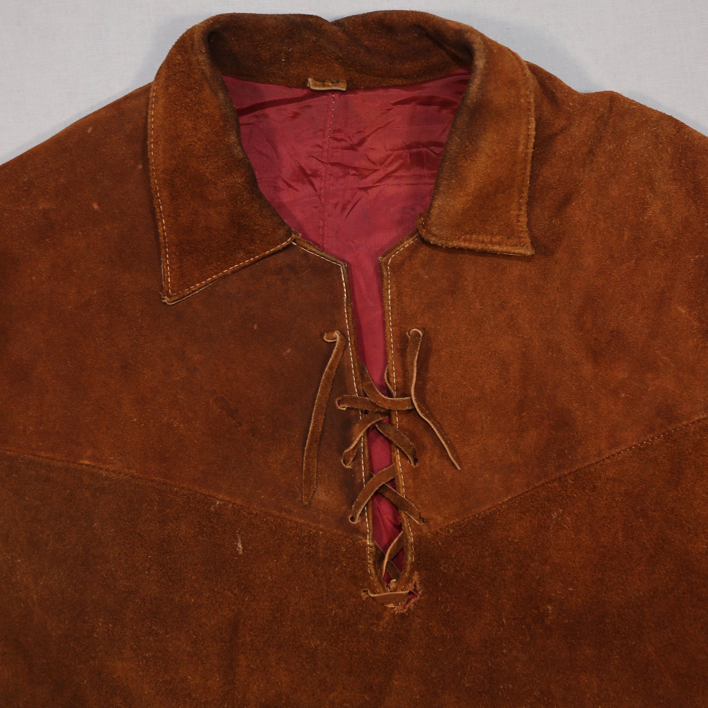 1960's Suede Pullover "Warshirt"- M