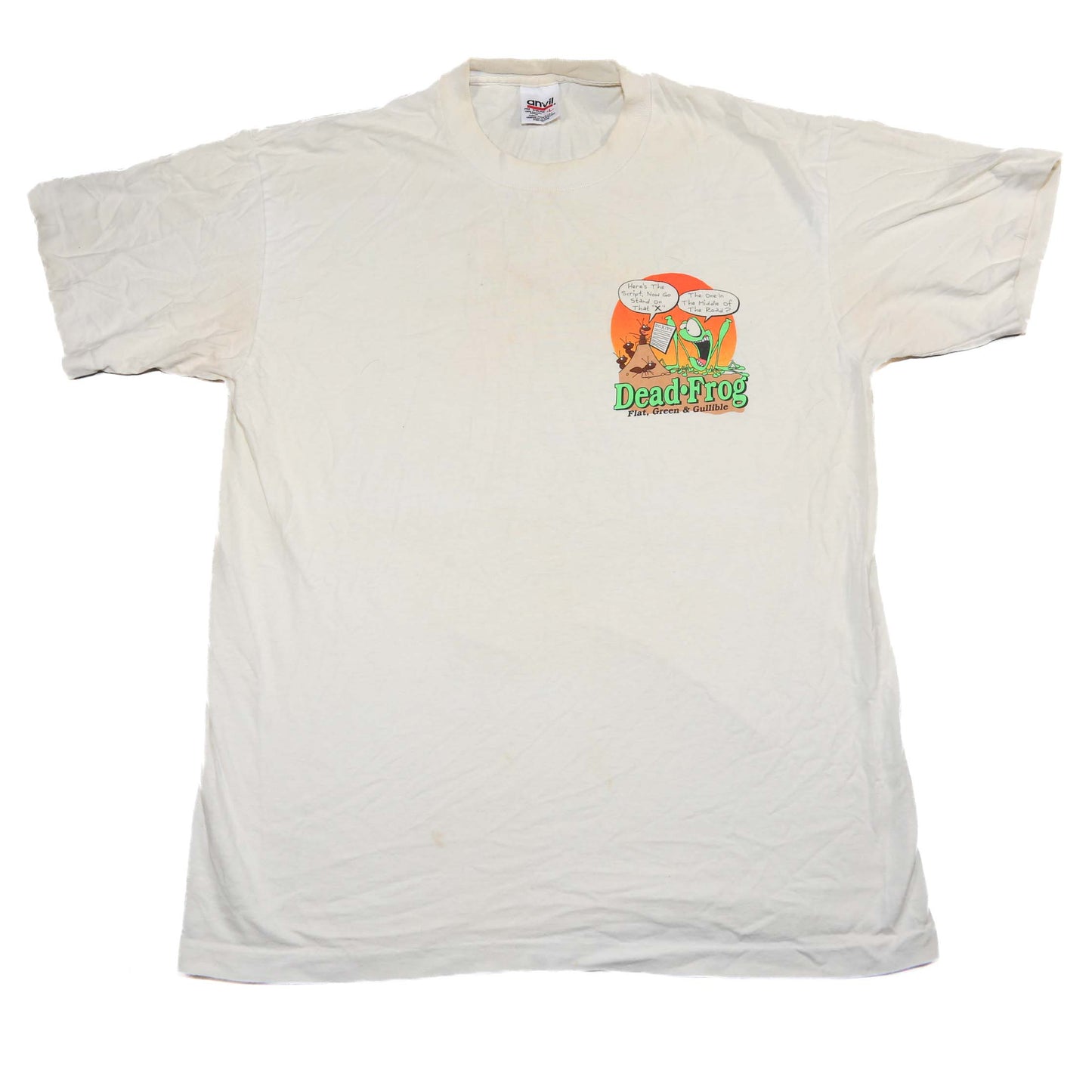 "Dead Frog" Novelty T-shirt - M