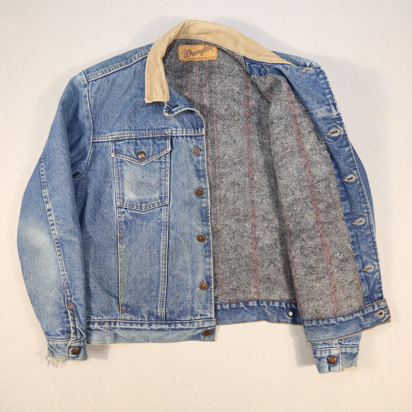 Wrangler "M-159" Blanket lined Denim Jacket - M