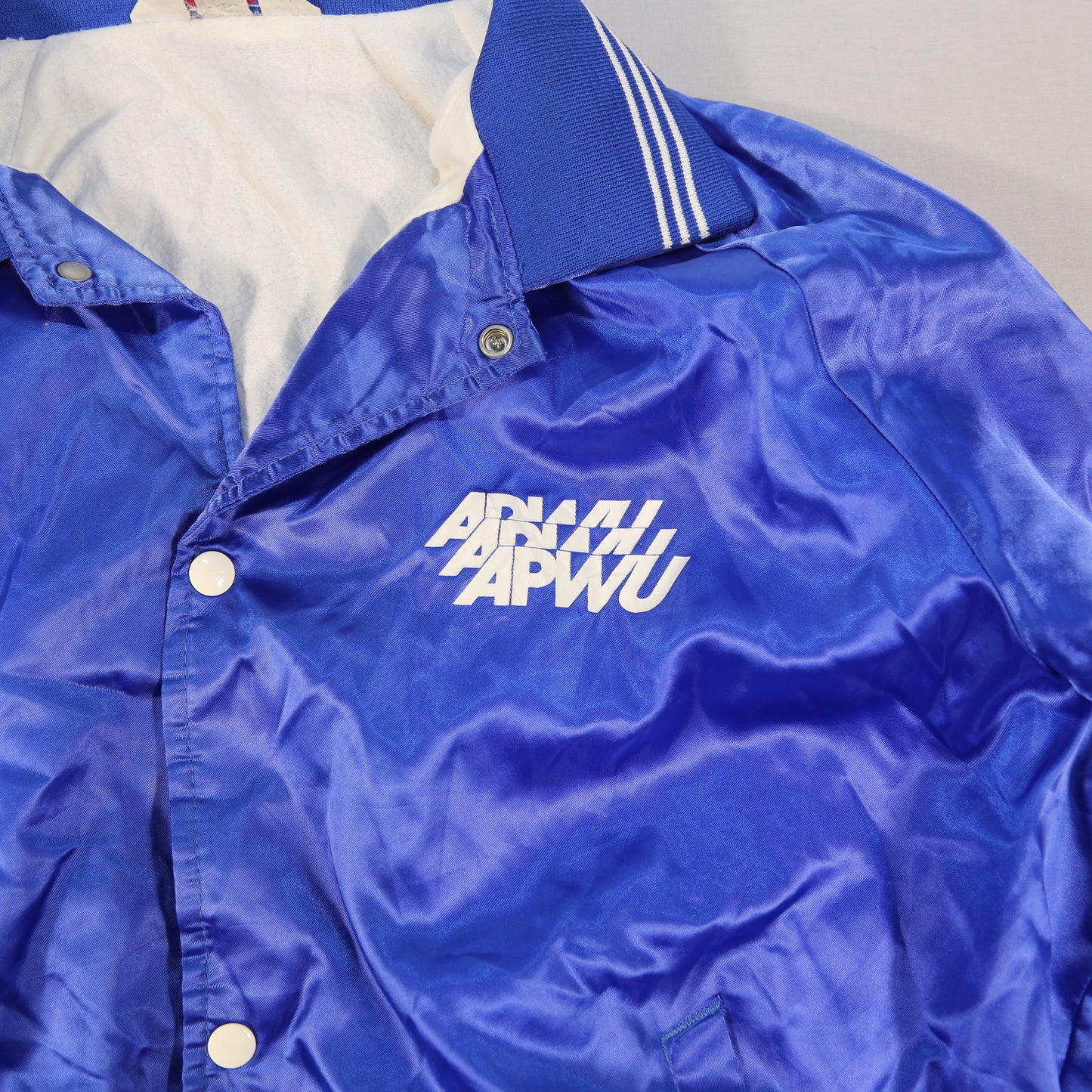 1970's "American Postal Workers Union" Satin Bomber - M/L
