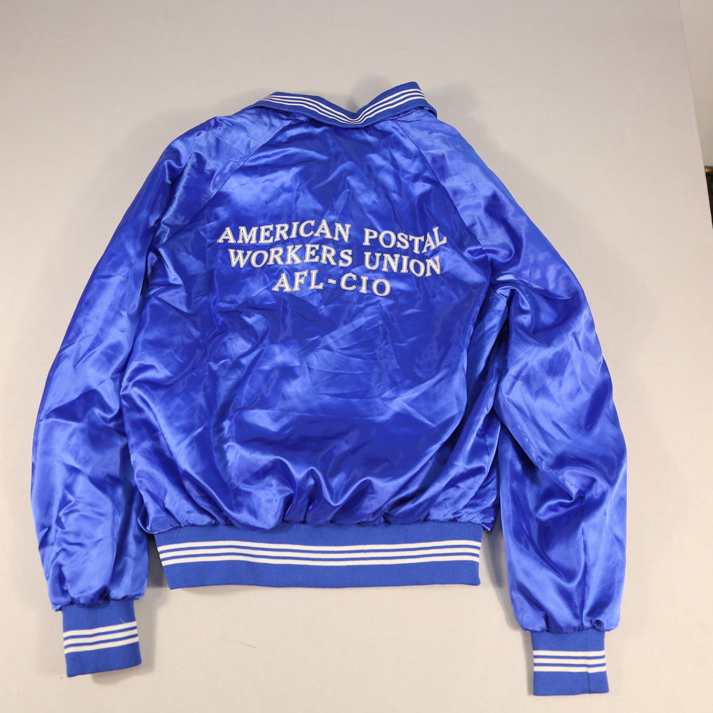 1970's "American Postal Workers Union" Satin Bomber - M/L
