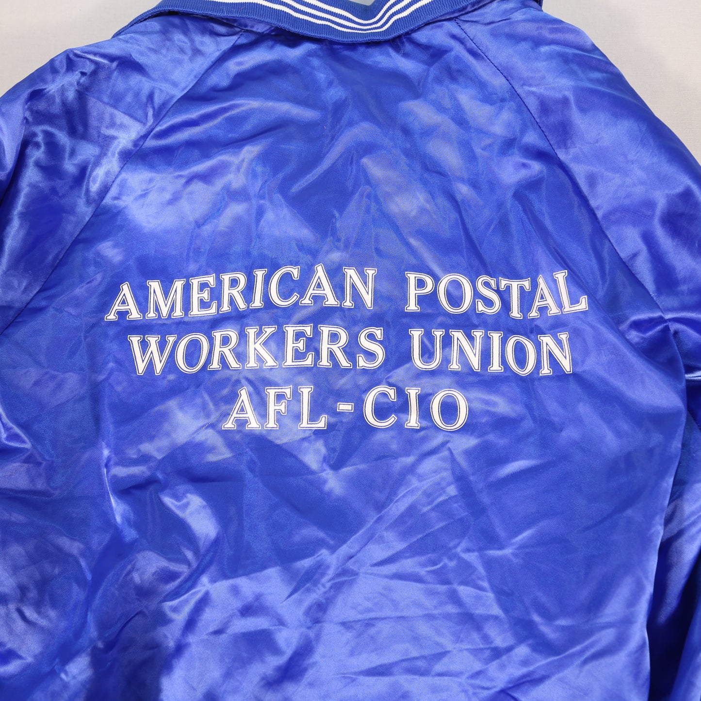 1970's "American Postal Workers Union" Satin Bomber - M/L