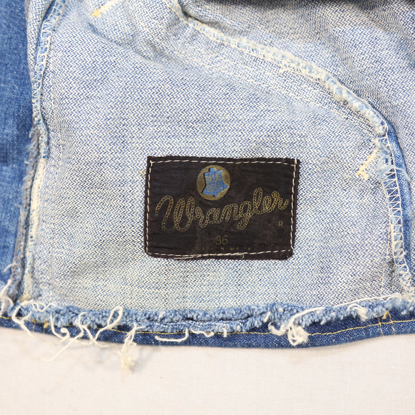 1960's Wrangler Bluebell DIY vest - S