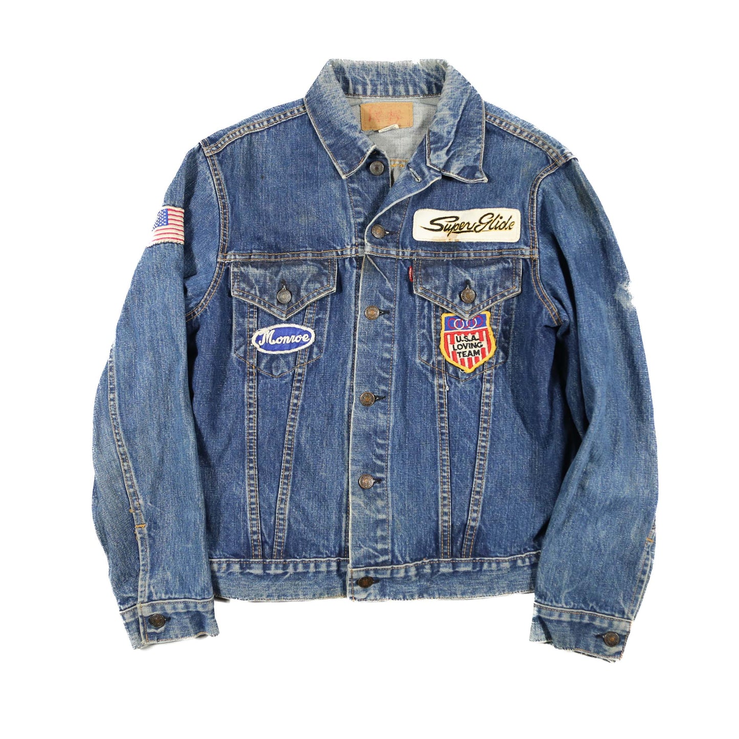 1960's Levi's Type 3 Trucker Jacket "Big E" with patches - M