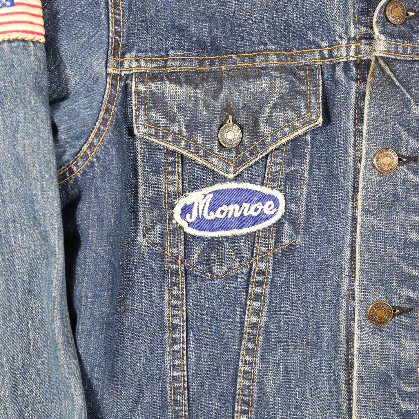 1960's Levi's Type 3 Trucker Jacket "Big E" with patches - M