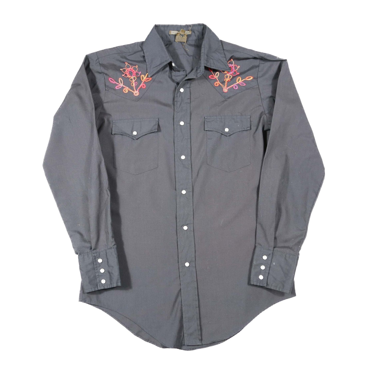 Floral embroidered Western Shirt - M