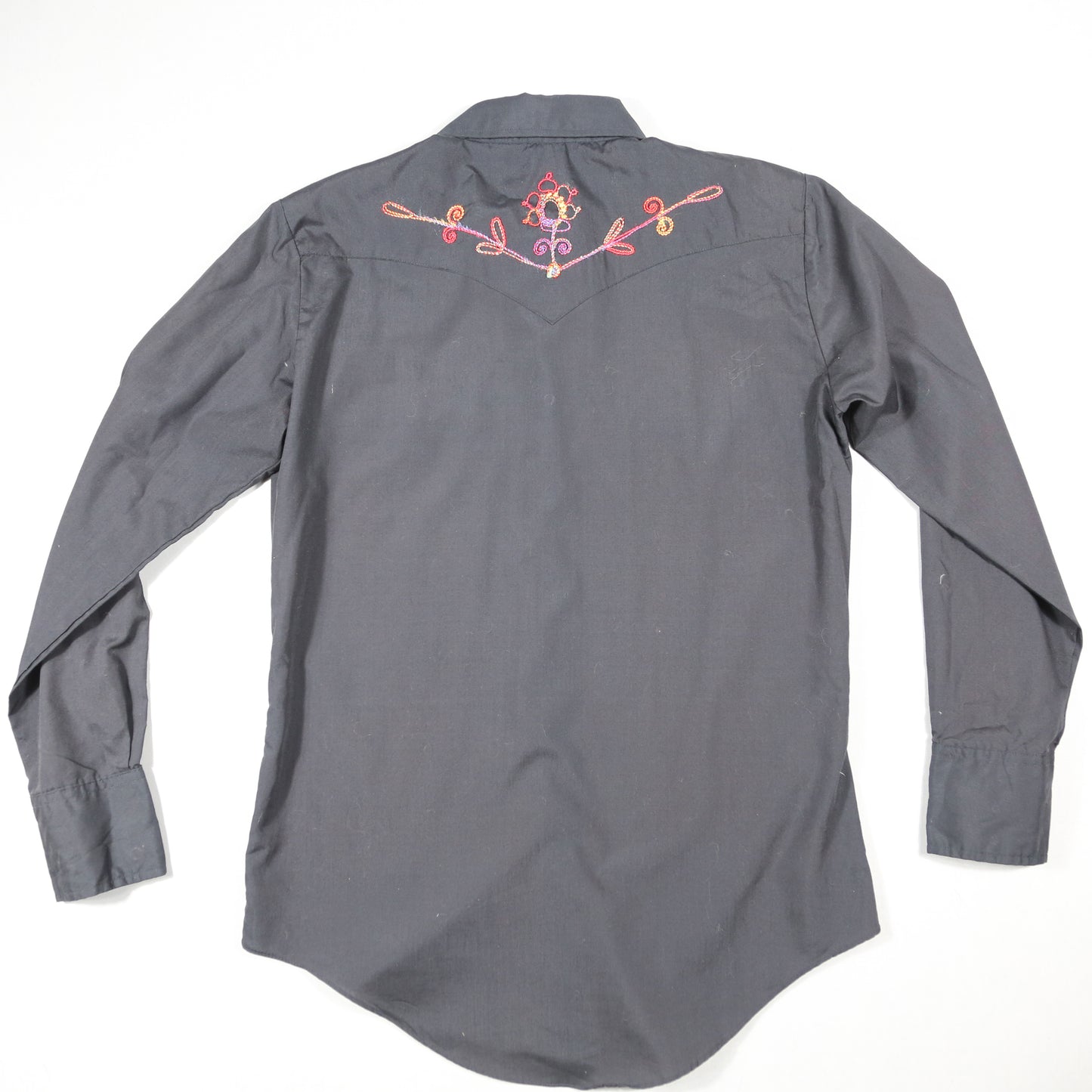 Floral embroidered Western Shirt - M