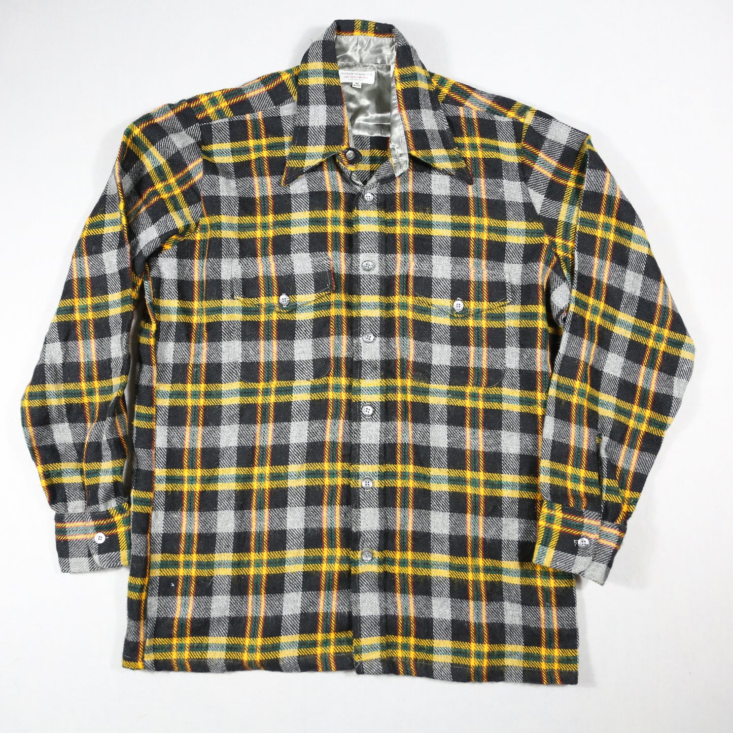 1970's Wool Plaid Shirt - M/L