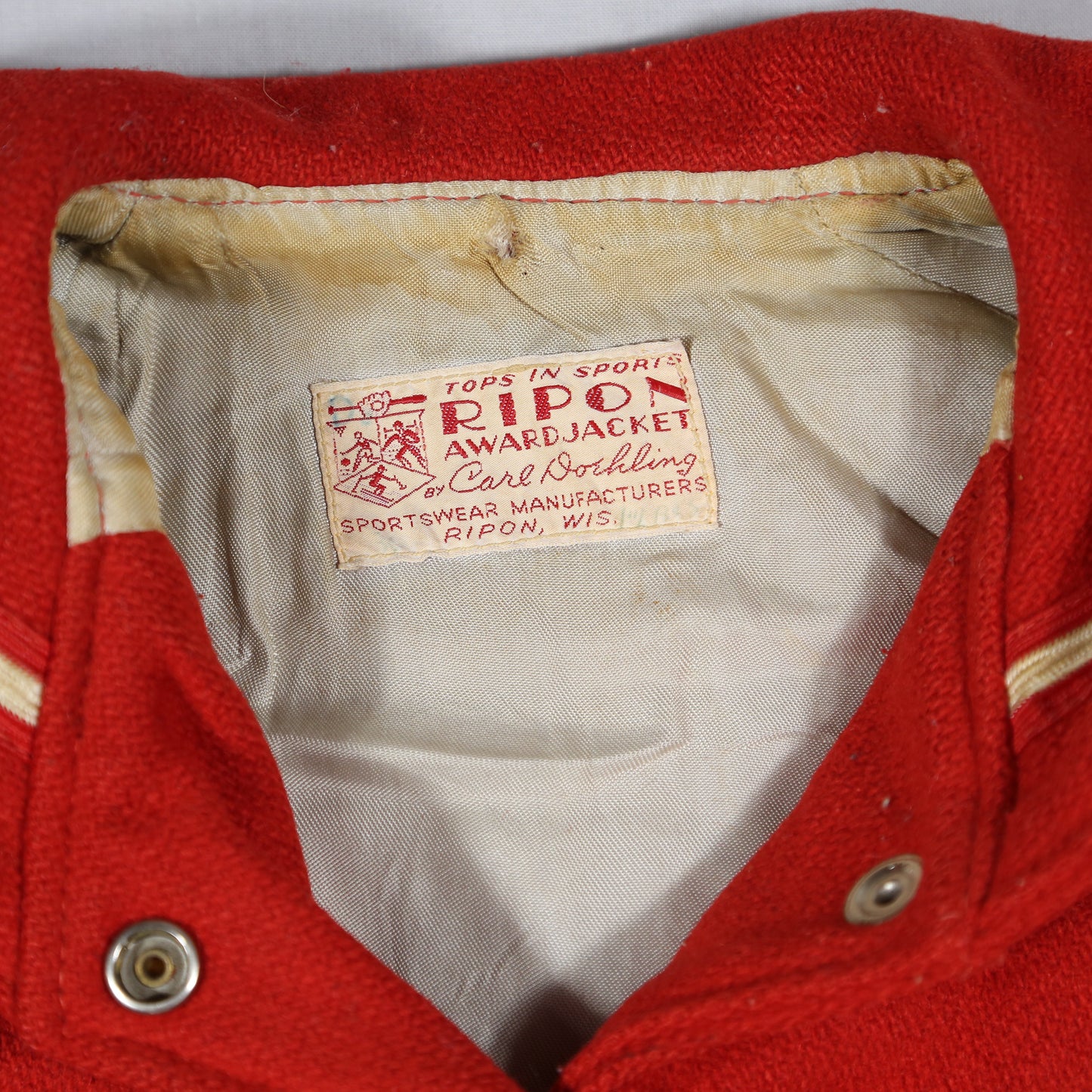 1940's Ripon Award Jacket Pulaski High school varsity Jacket - S/M