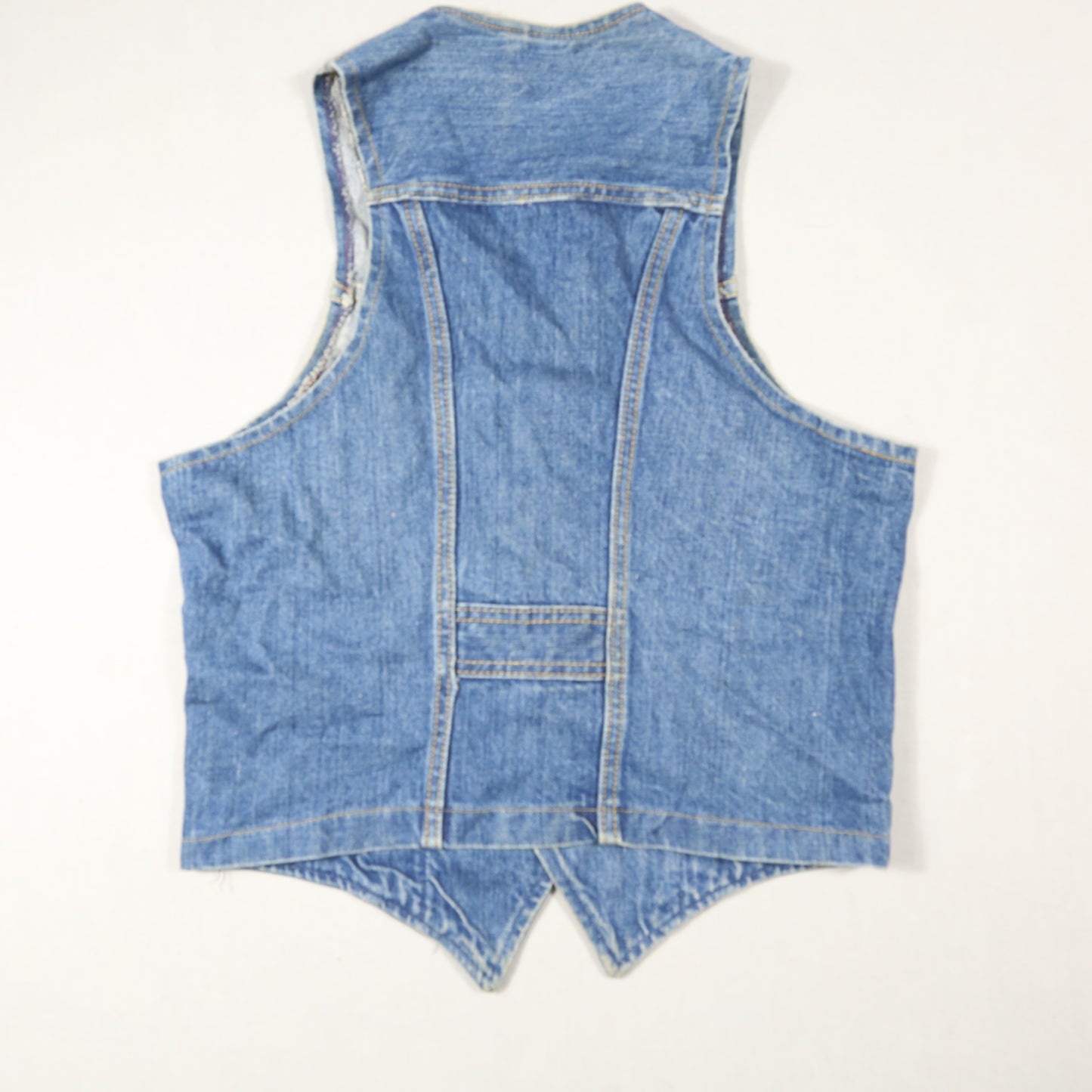 "Canadian Union Made" 1970's Denim Vest - S