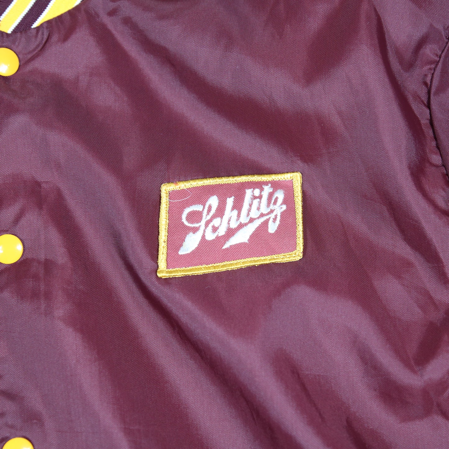 1980's Schlitz Beer Nylon Bomber Jacket - XL