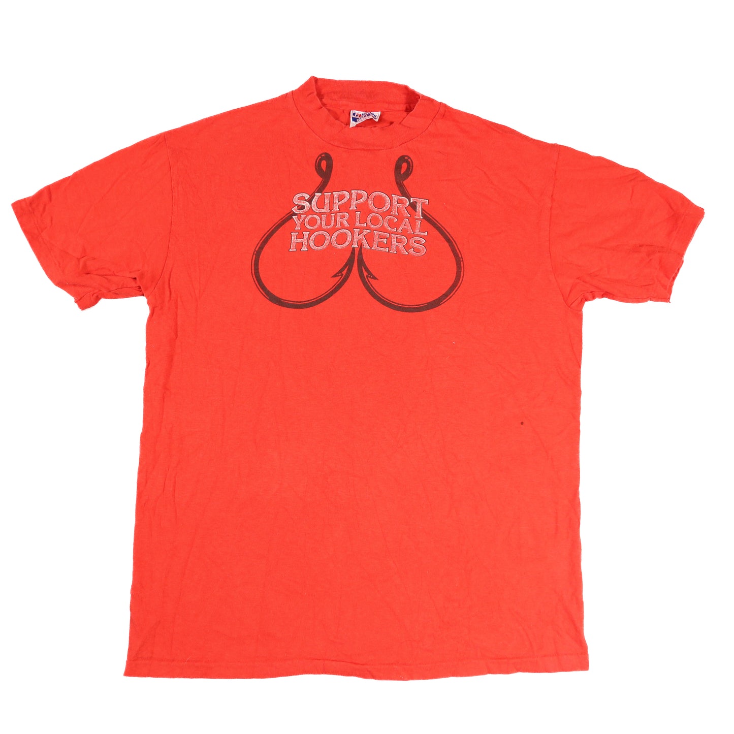"Support your local Hooker" novelty t-shirt - M