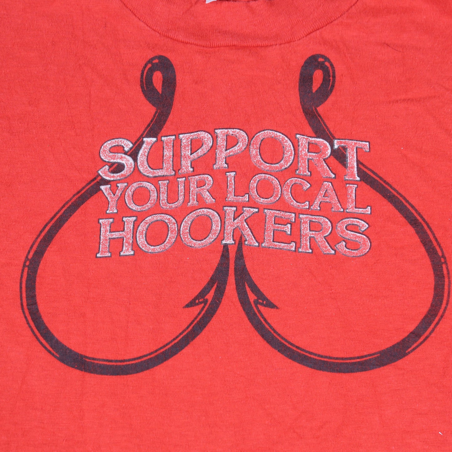 "Support your local Hooker" novelty t-shirt - M