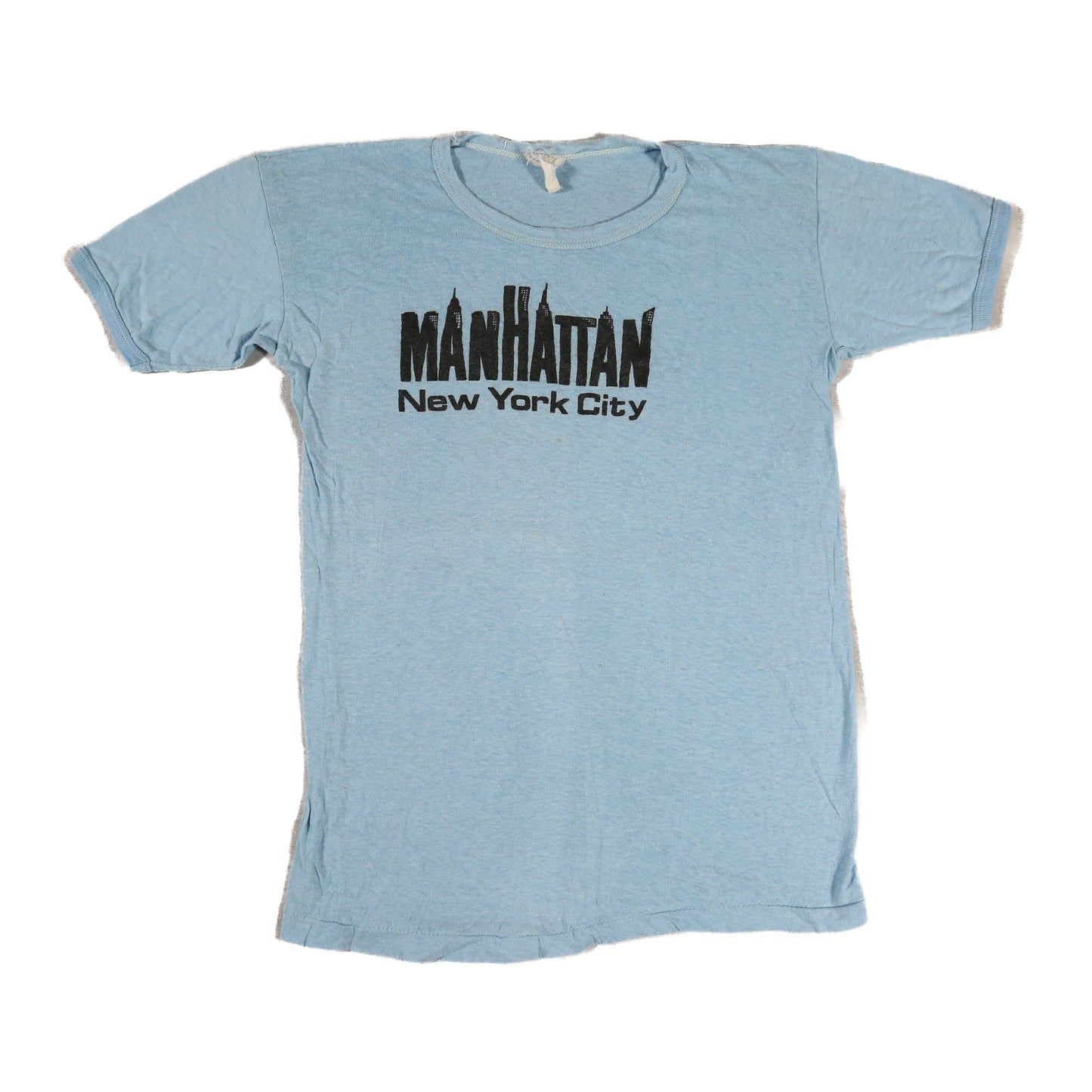 1970's Manhattan New York ringer t-shirt - XS