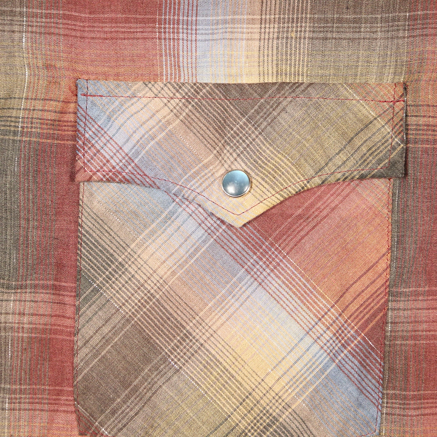 Campus 1970's Silver thread Western Shirt - XL