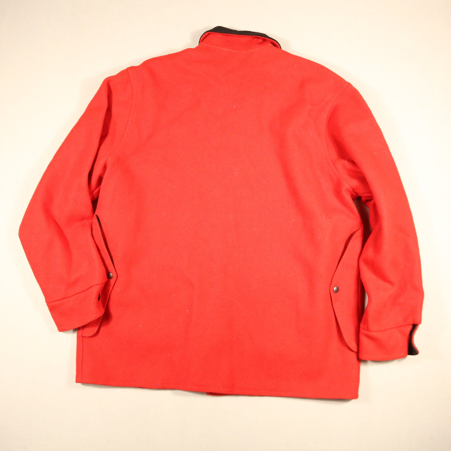 1980's Orvis Red Wool Barn Coat - XL