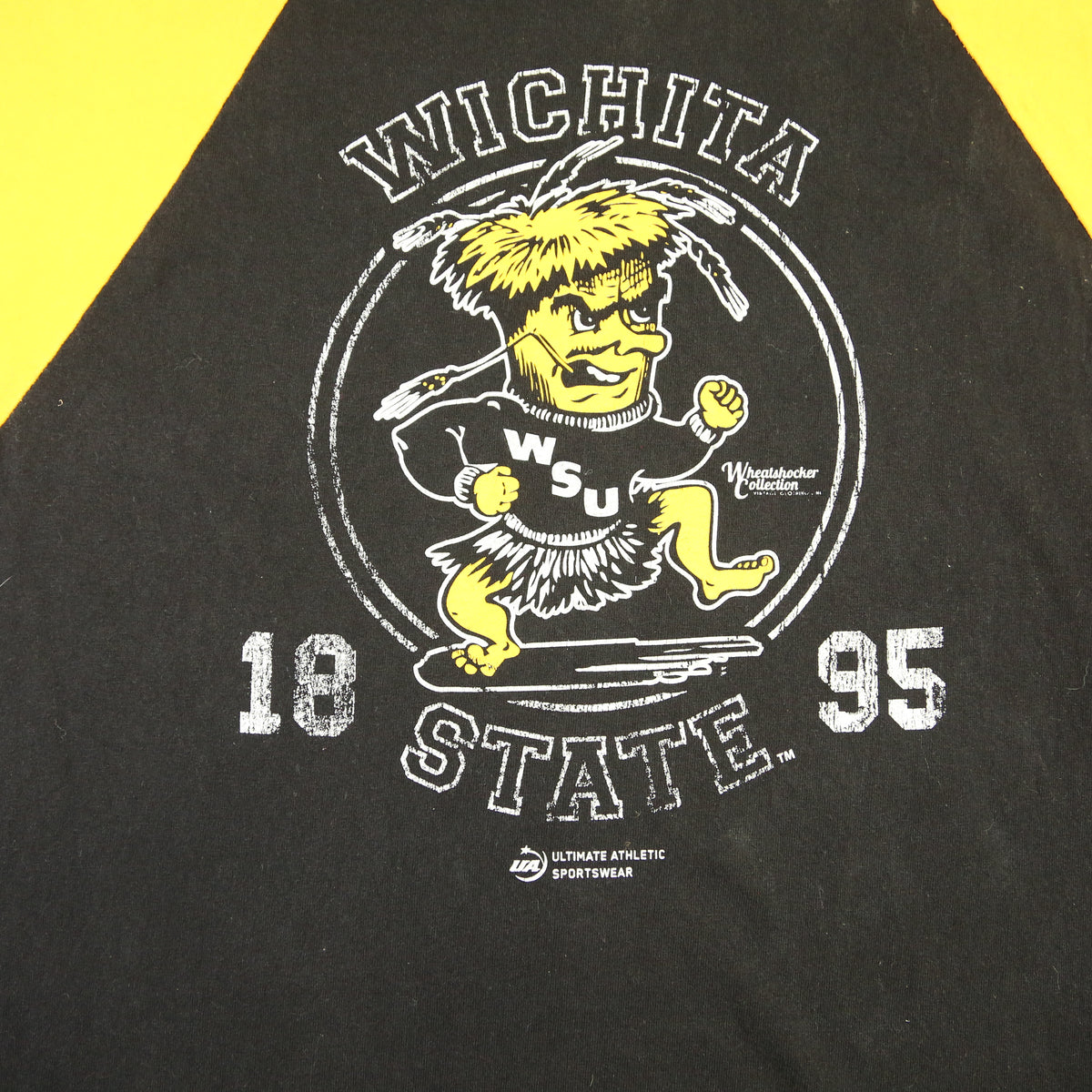 1995 Witchita State 3/4 sleeve tee - S