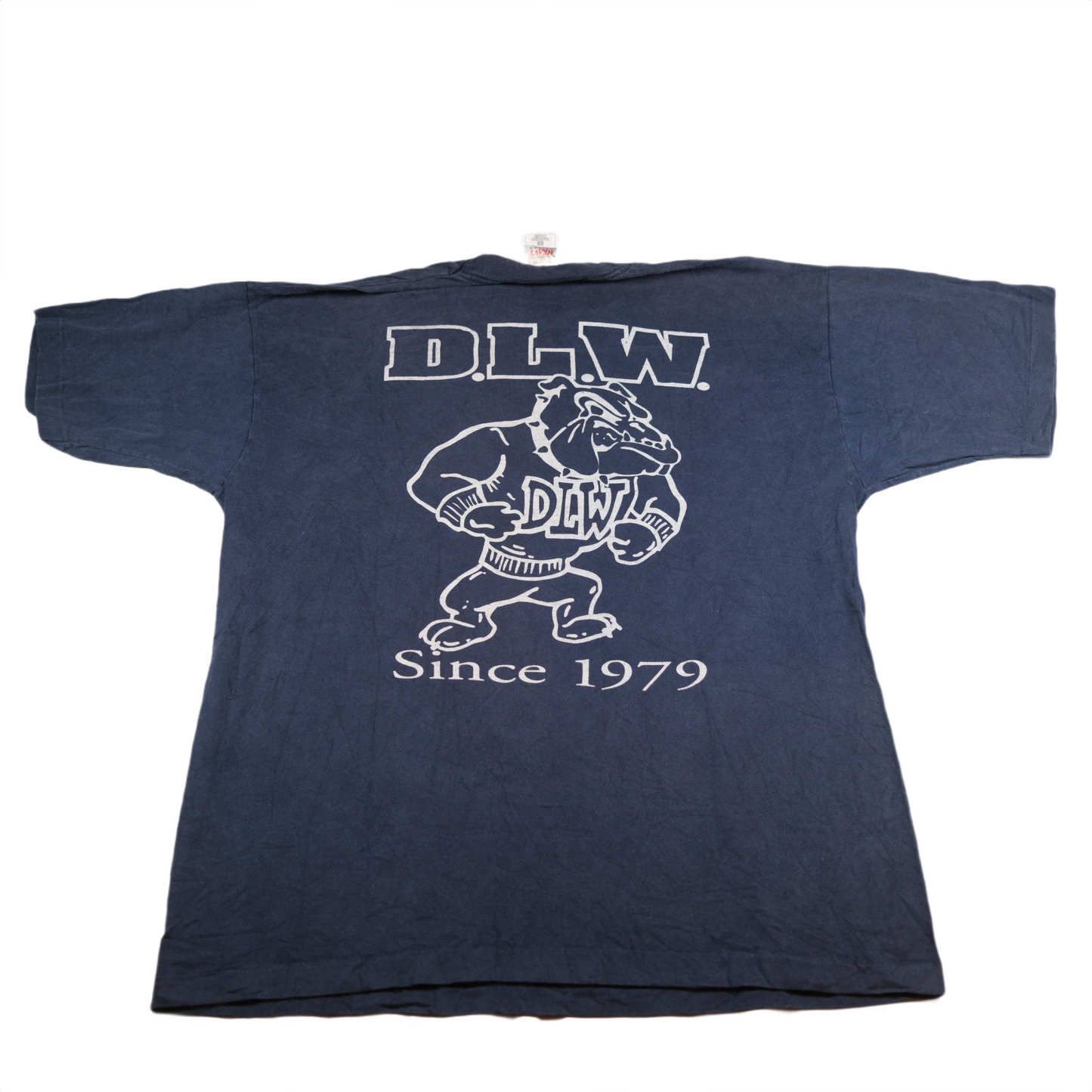 D.L.W Bulldog Blue T-shirt - L