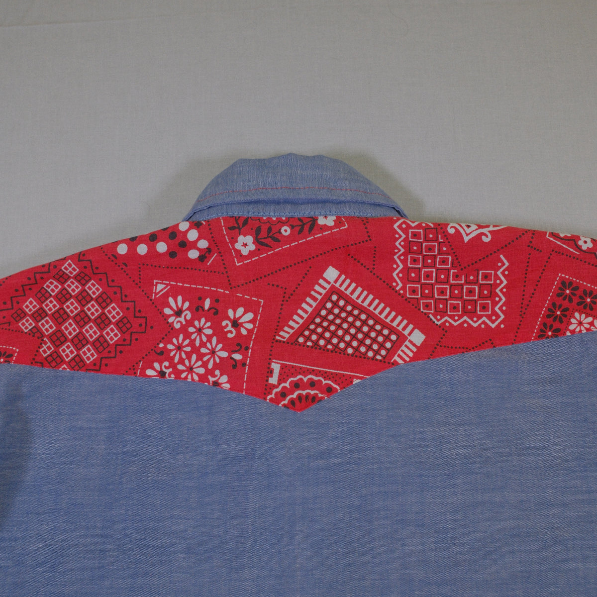 1970's 'Towncraft' Paisley Western Shirt - M