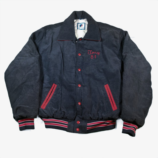 1970's Corduroy Varsity Football Jacket - L/XL