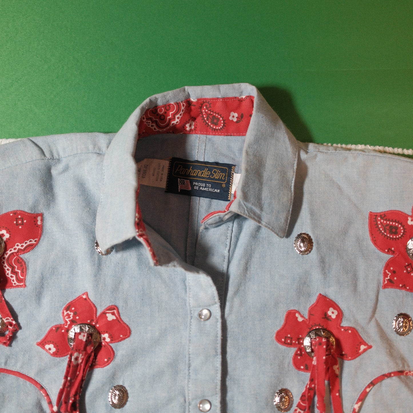 80's Women's Western Shirt - M