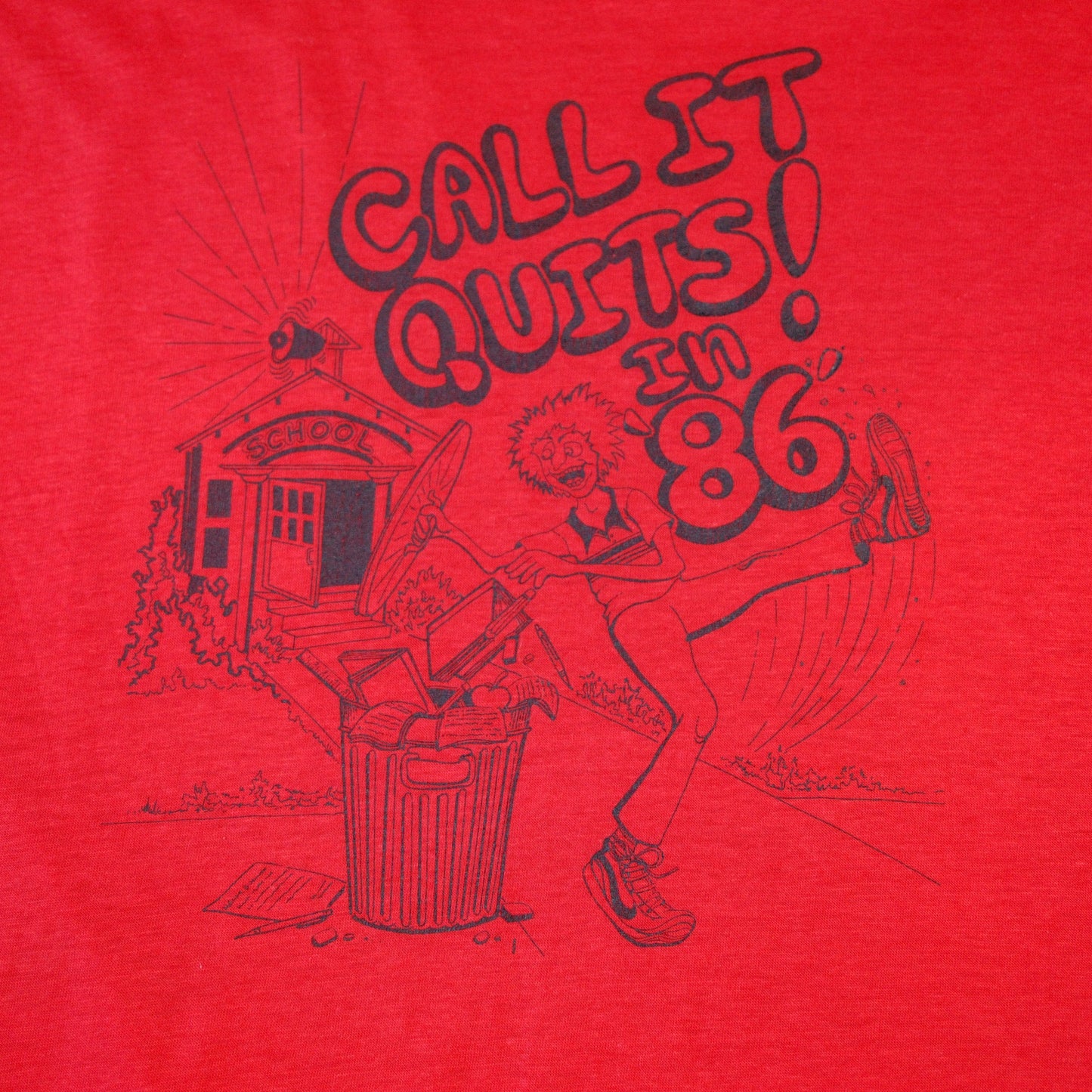 "Call it quits in 86" T-shirt - M
