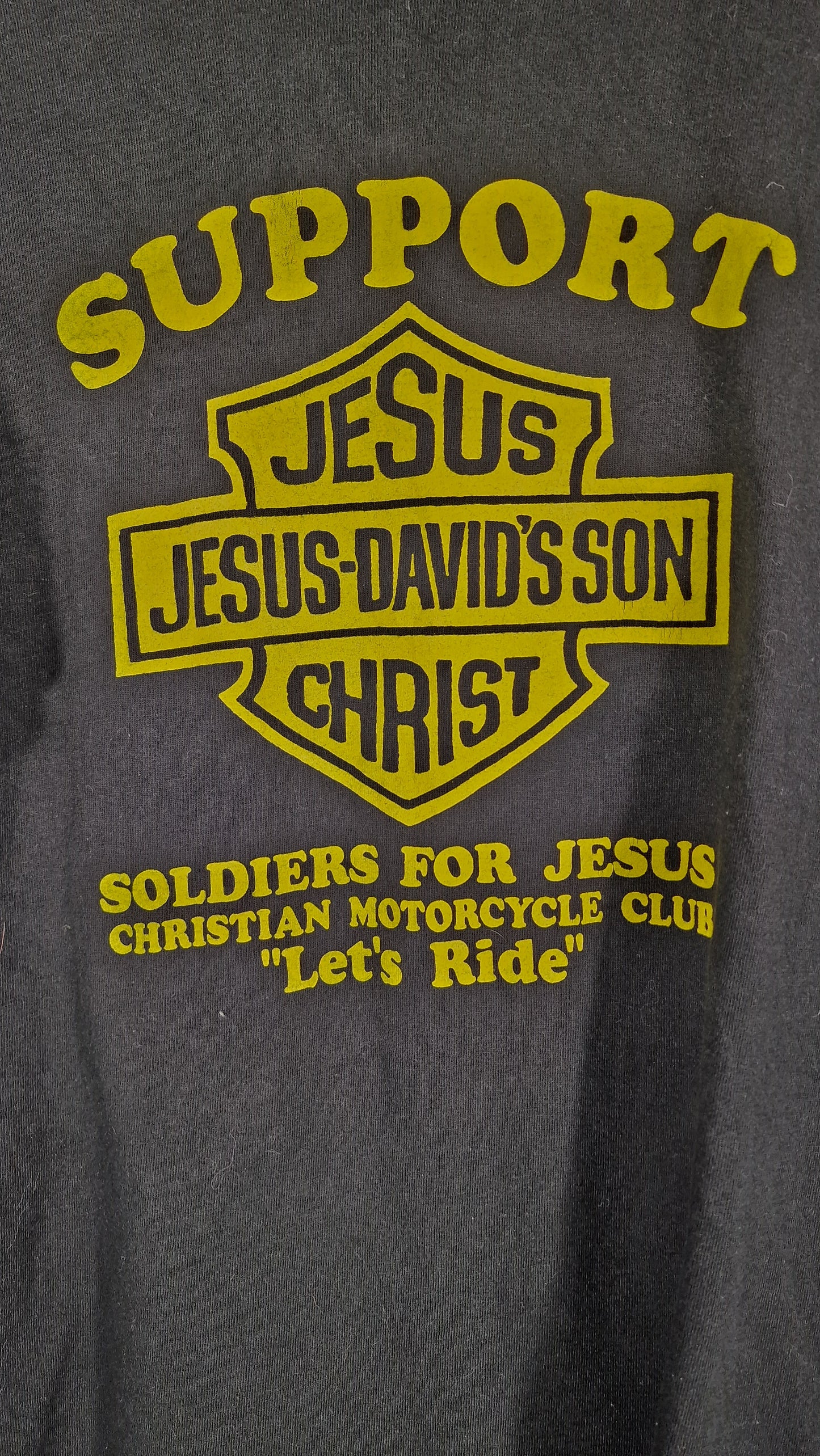 1990s Jesus Saves, Satan Sucks 'Jesus-David's Son' Single-Stitch T-Shirt - XL