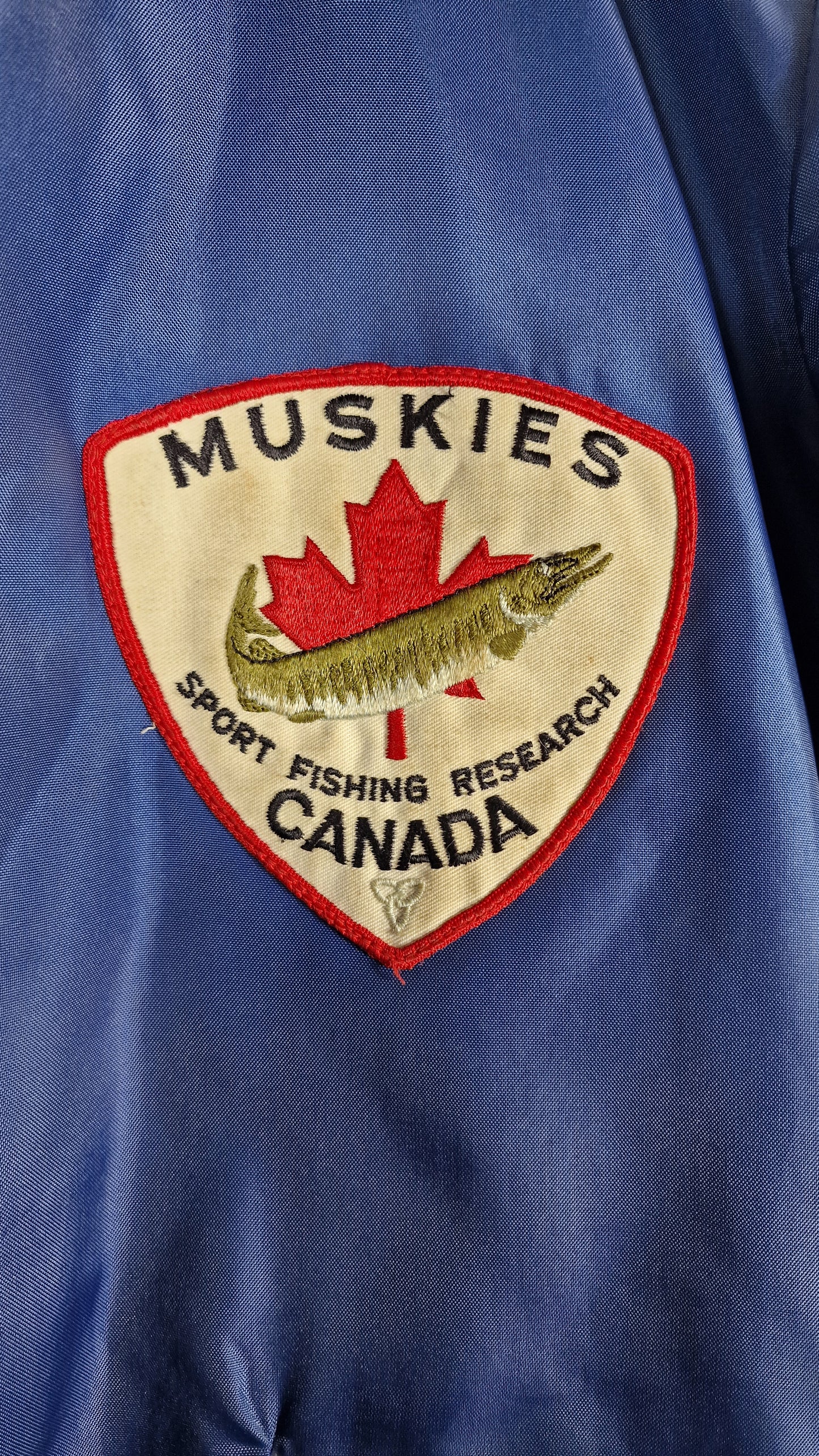 1980s Muskies Polyester Jacket  - XL