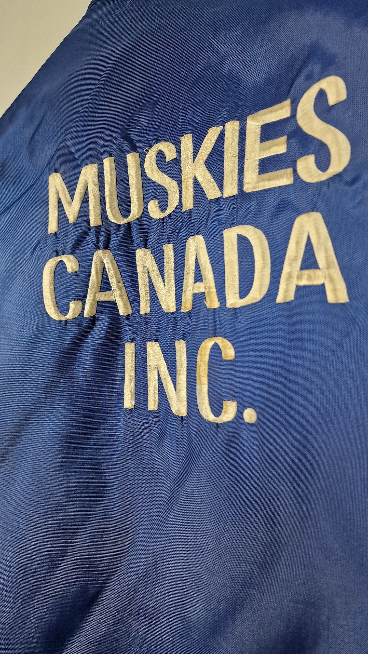 1980s Muskies Polyester Jacket  - XL