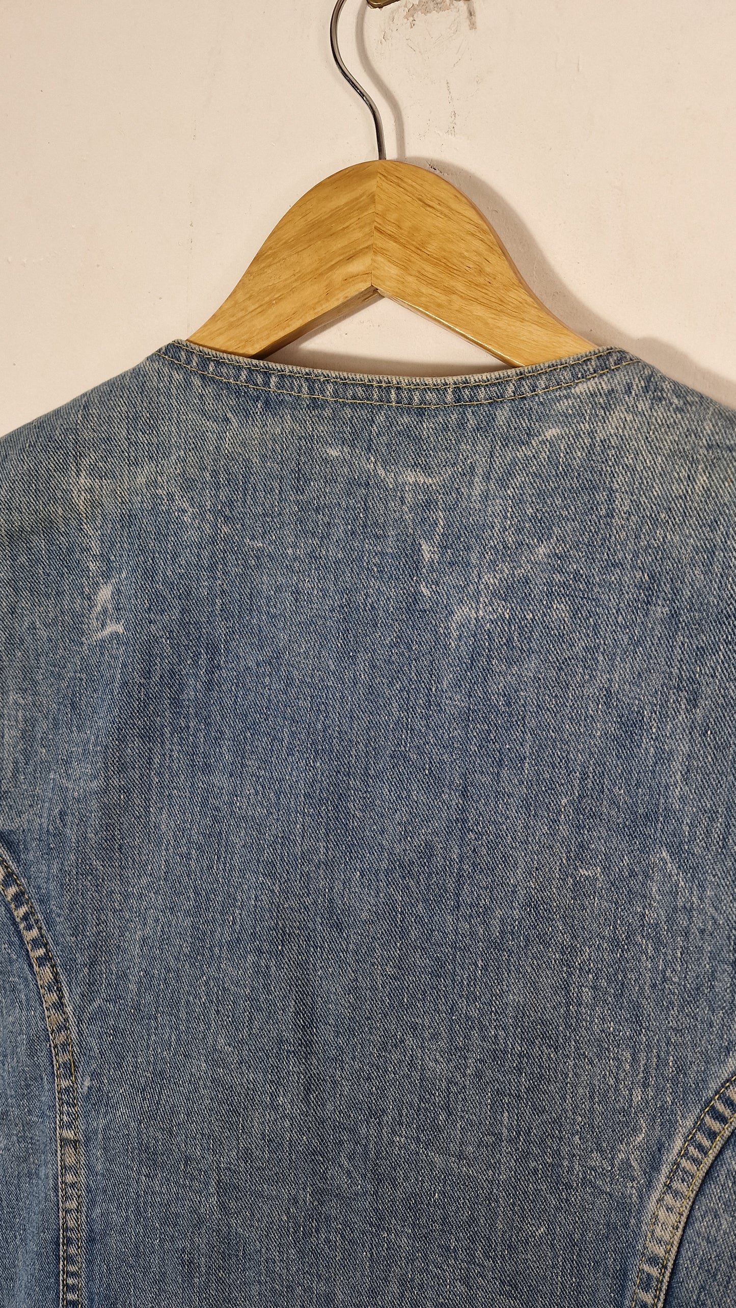 1970's Lee Denim Vest - M