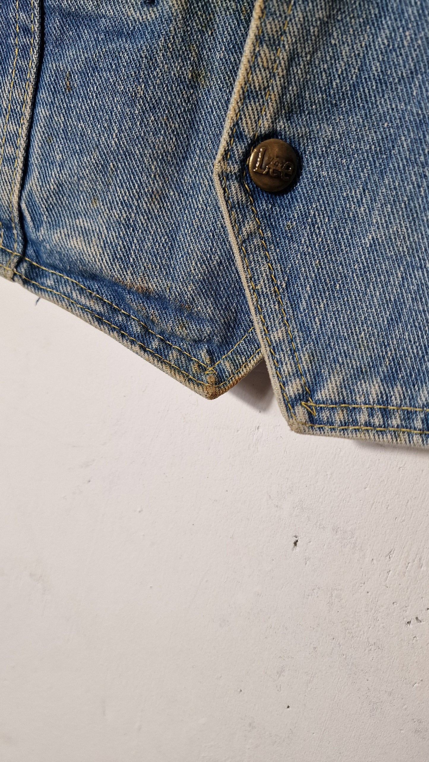 1970's Lee Denim Vest - M