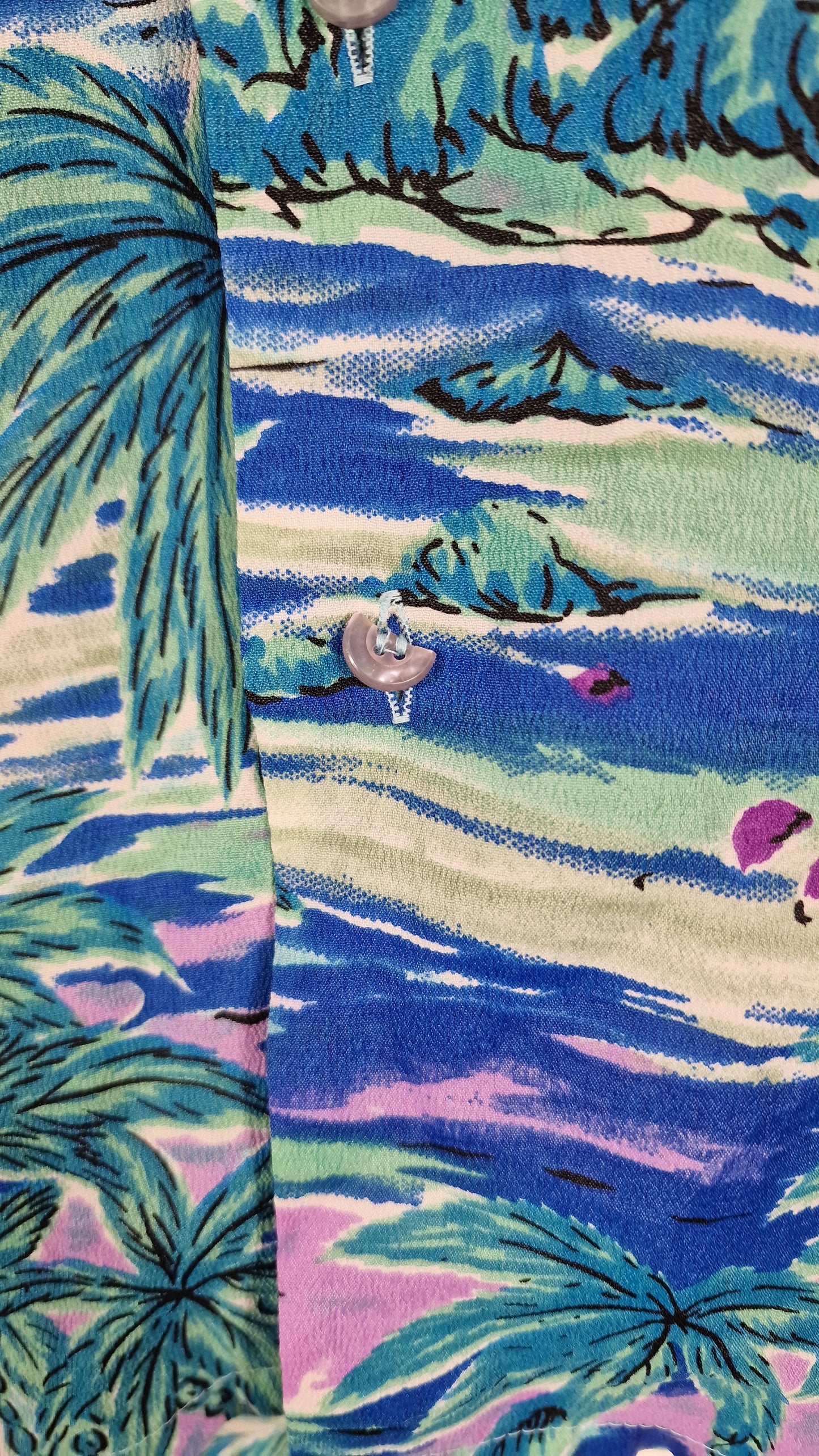 1980's Voncort Hawaiian shirt - M