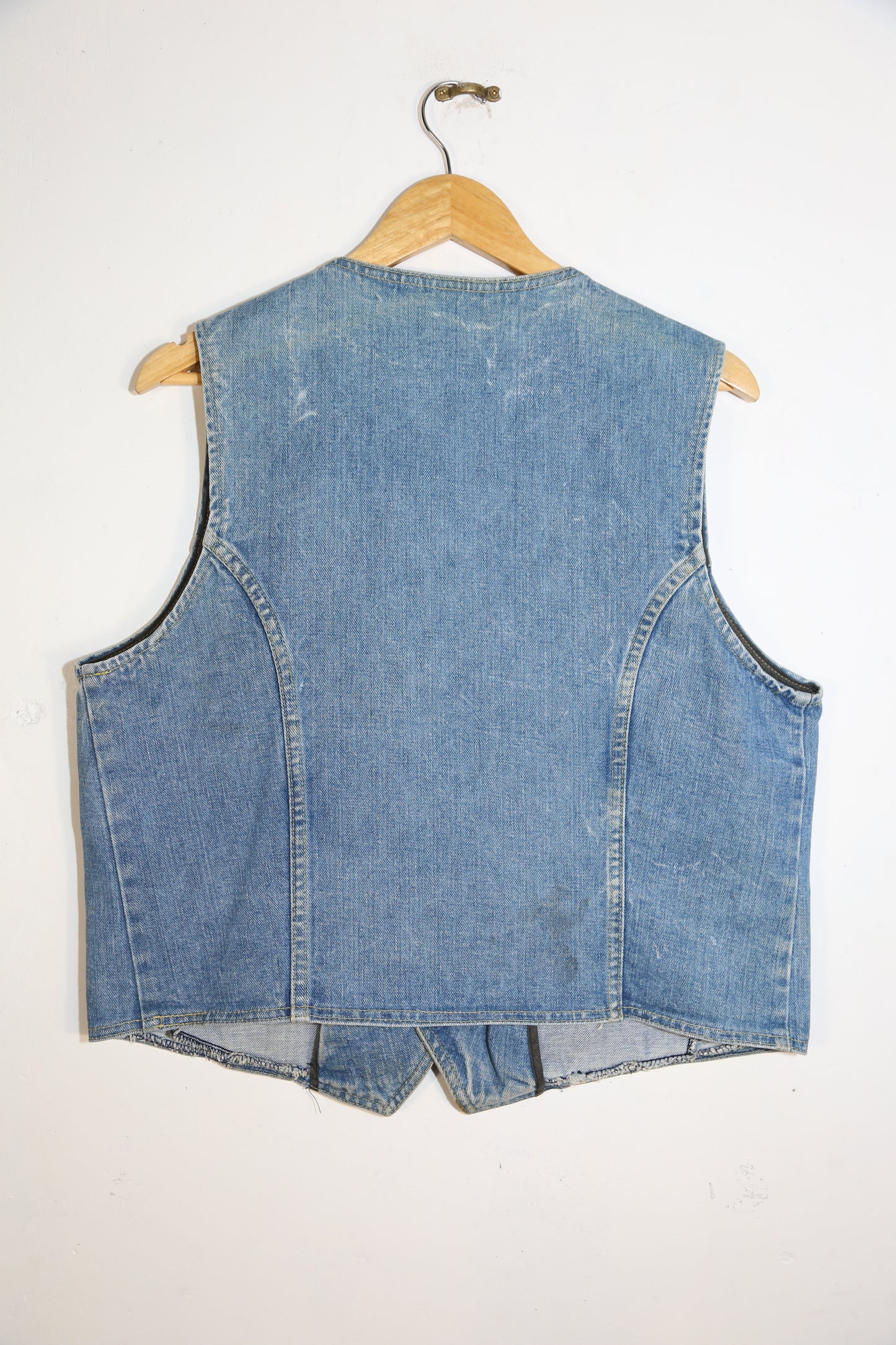 1970's Lee Denim Vest - M