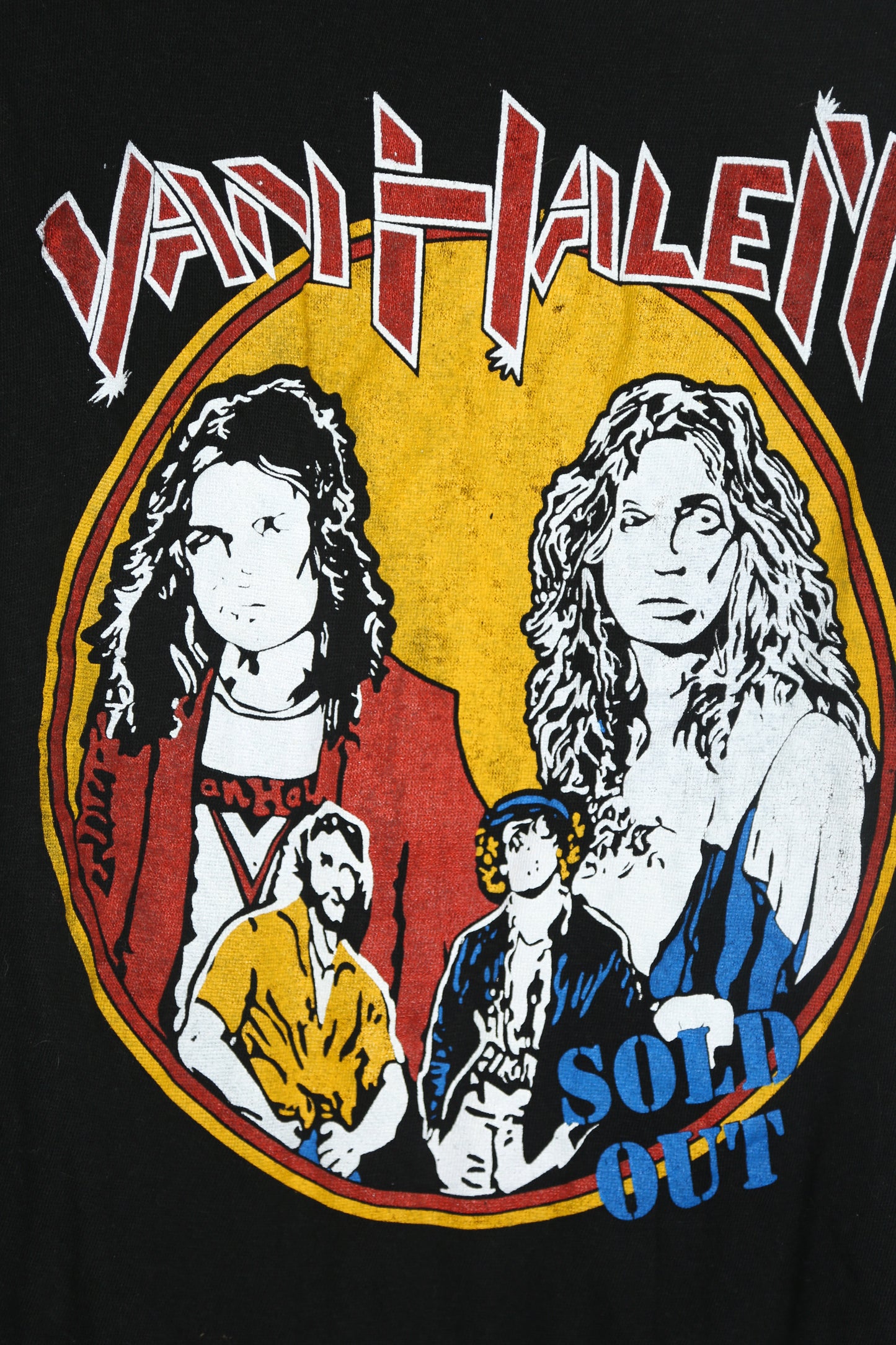 1980 Van Halen Invasion Tour 'Sold Out' T-Shirt - L