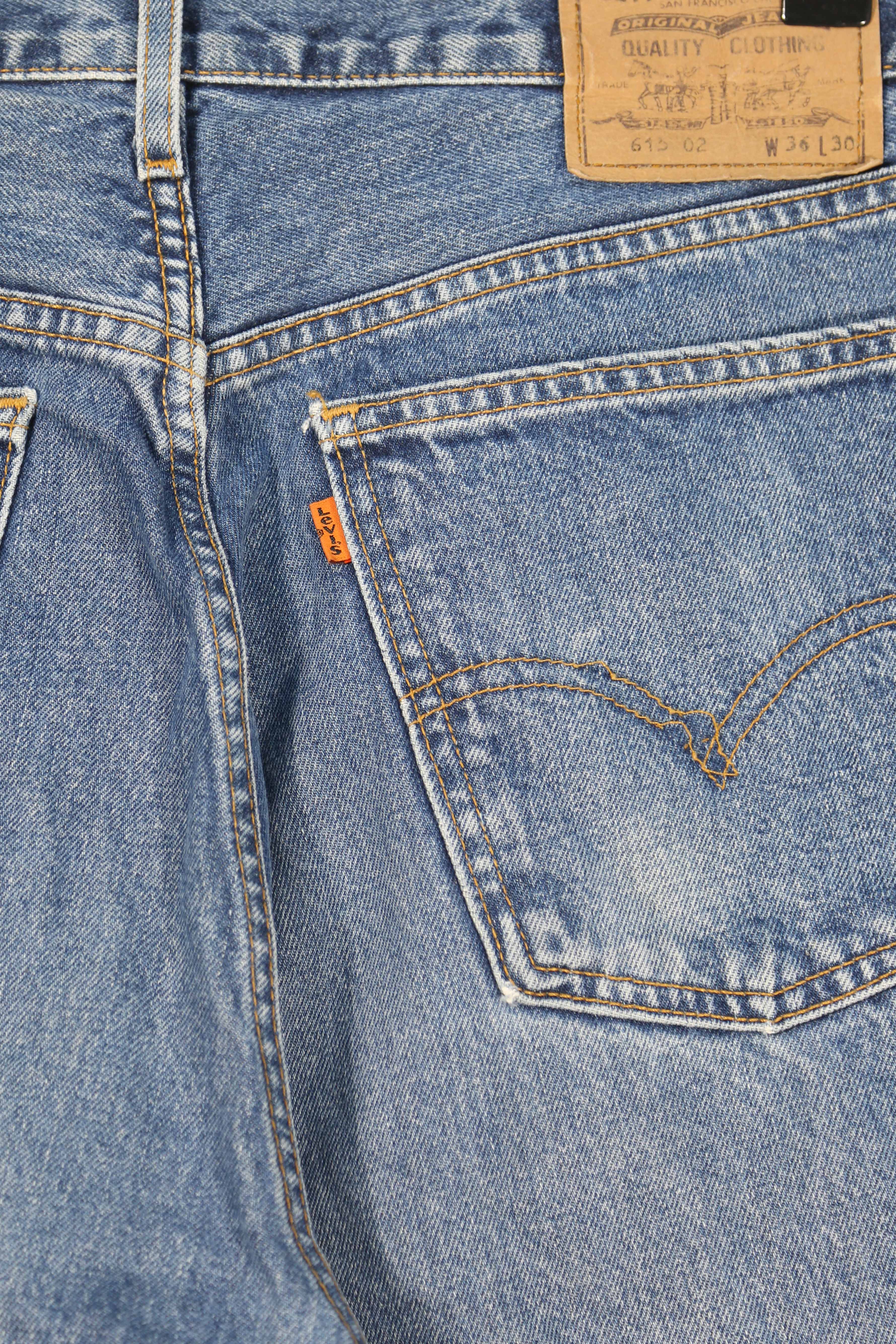 90s Orange Tab Levi 615 Jeans - W36 L30 – Iron Child Vintage