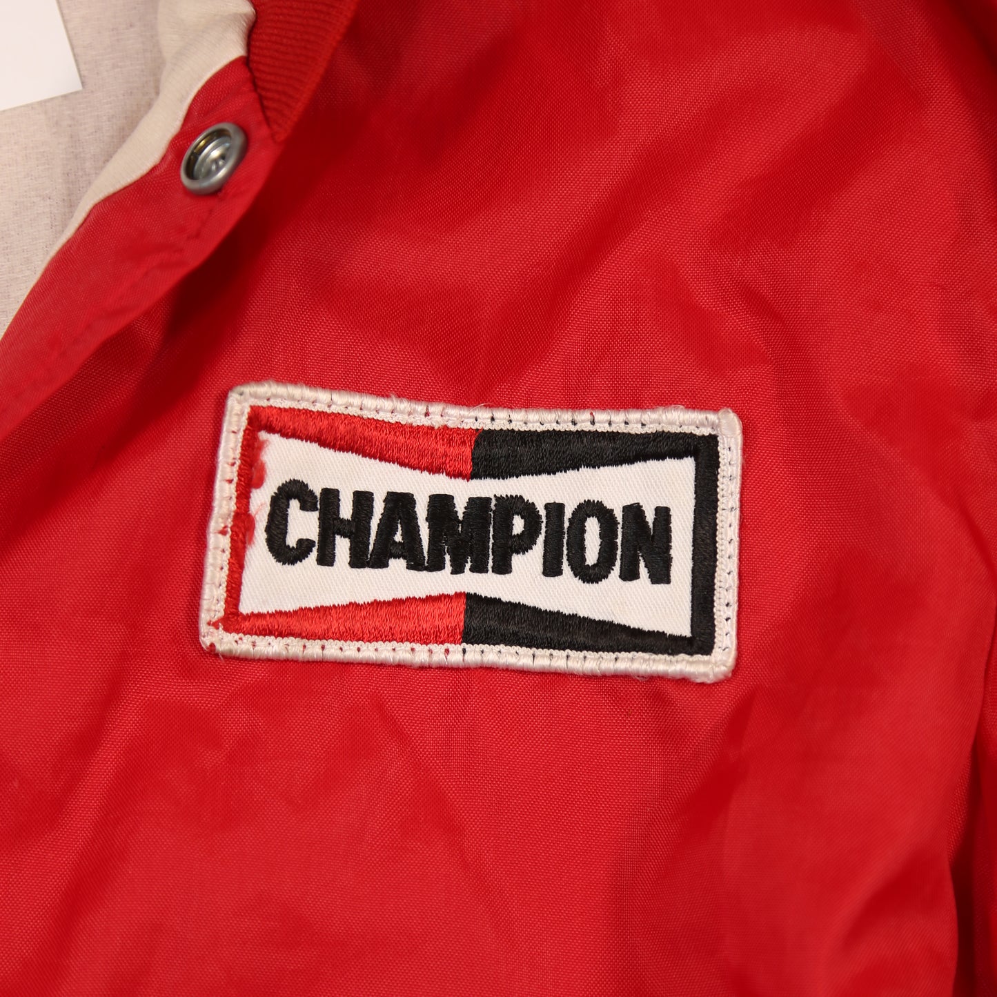 "Champion" Spark plugs Red Nylon Bomber Jacket - S/M