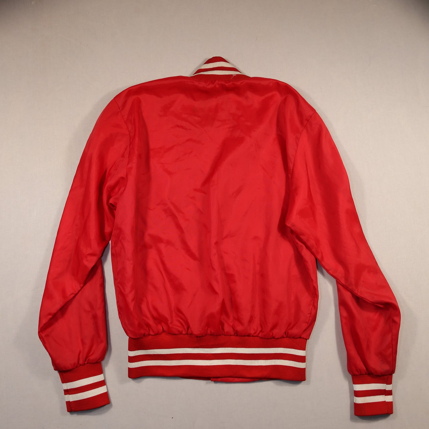 "Champion" Spark plugs Red Nylon Bomber Jacket - S/M