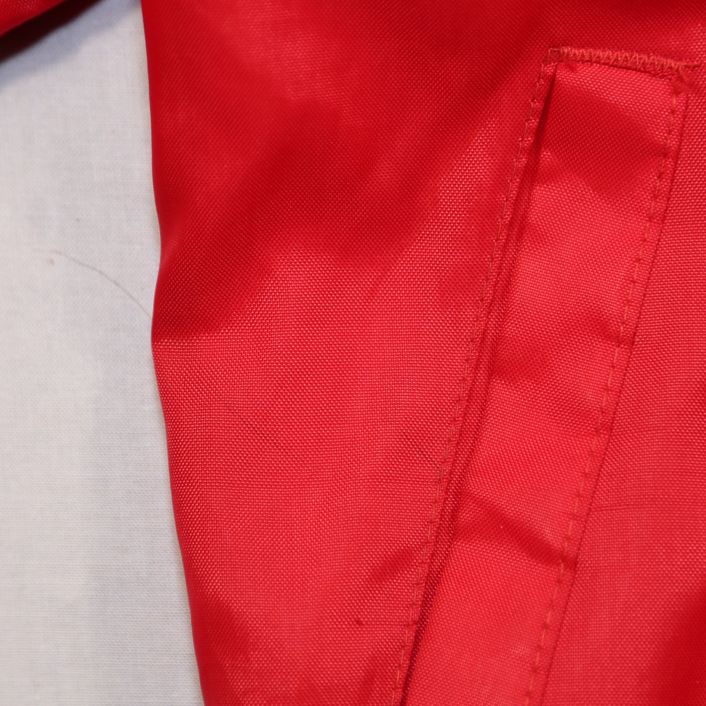 "Champion" Spark plugs Red Nylon Bomber Jacket - S/M