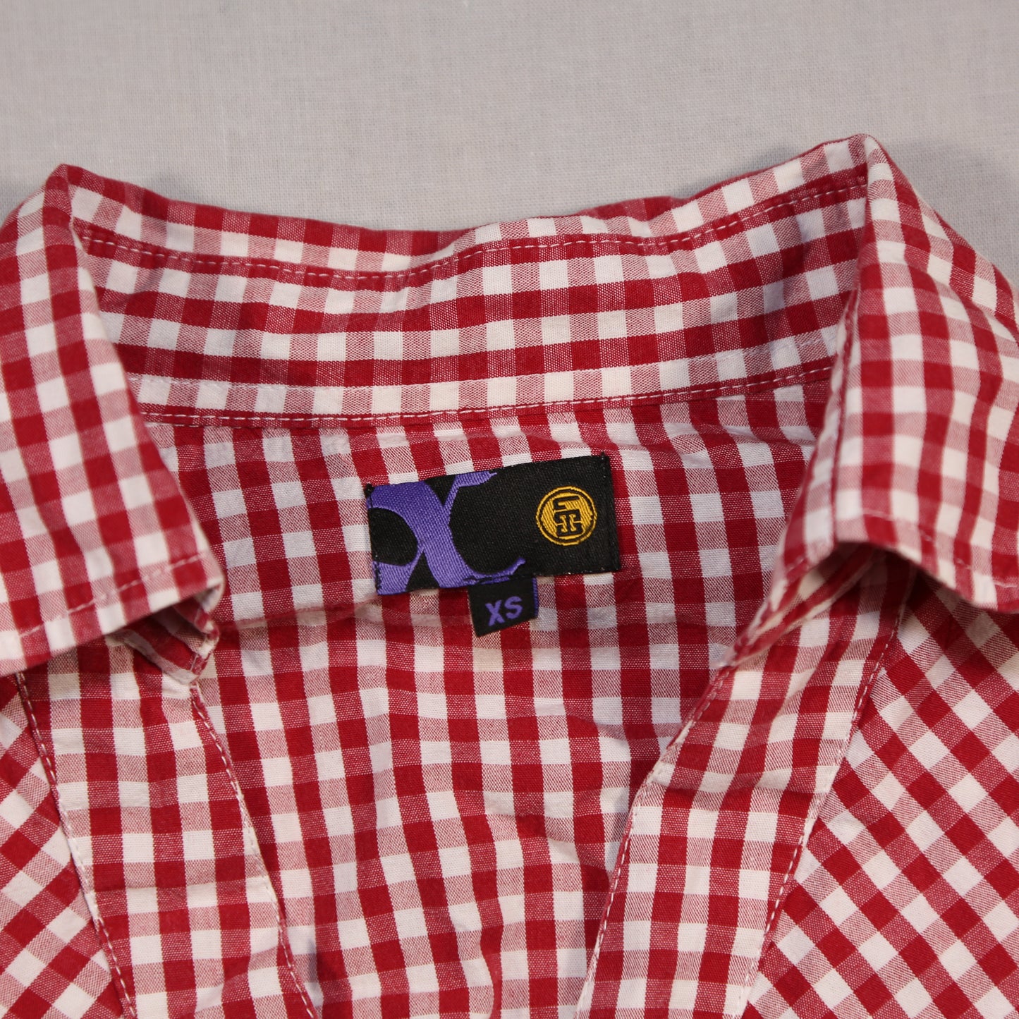 Ladies Lee Gingham Gingham Western Shirt - XS