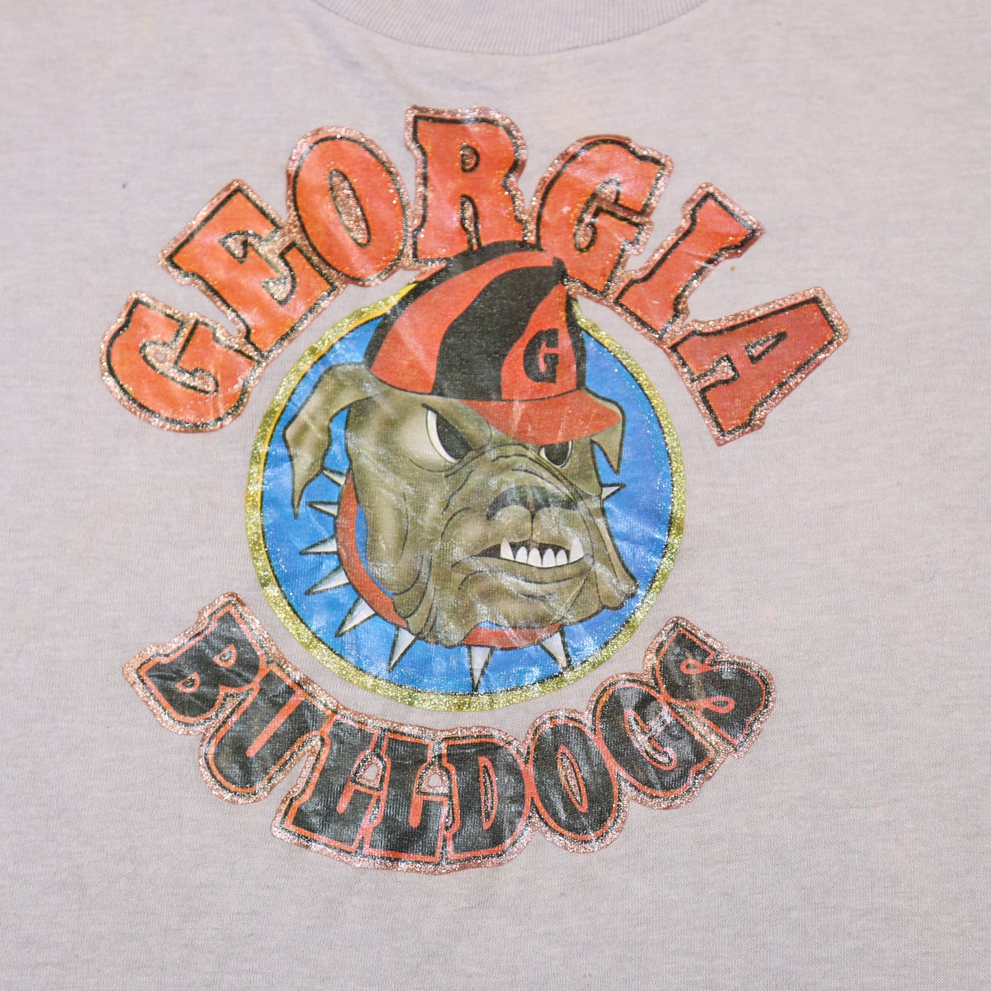 1970's "Georgia Bulldogs" Grey T-shirt - XS