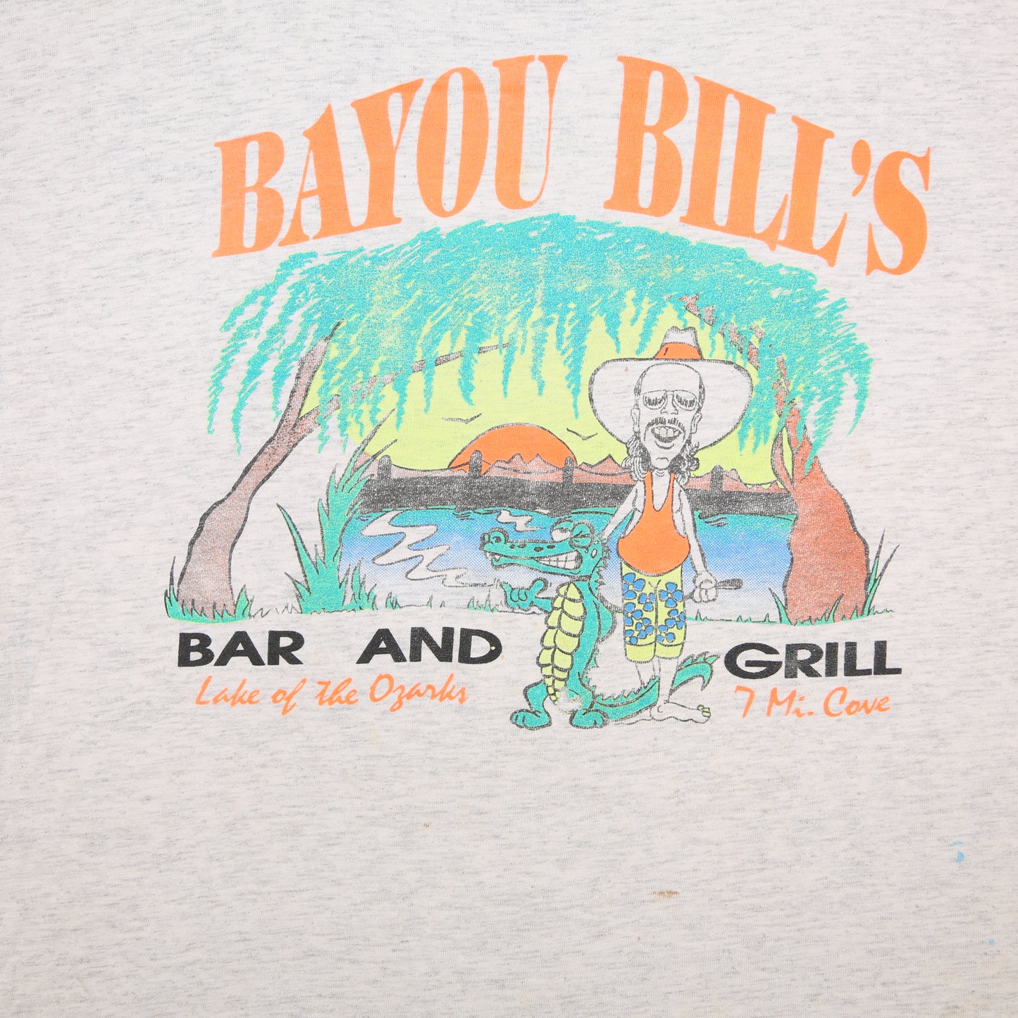 "Bayou Bill's" Grey T-shirt - M