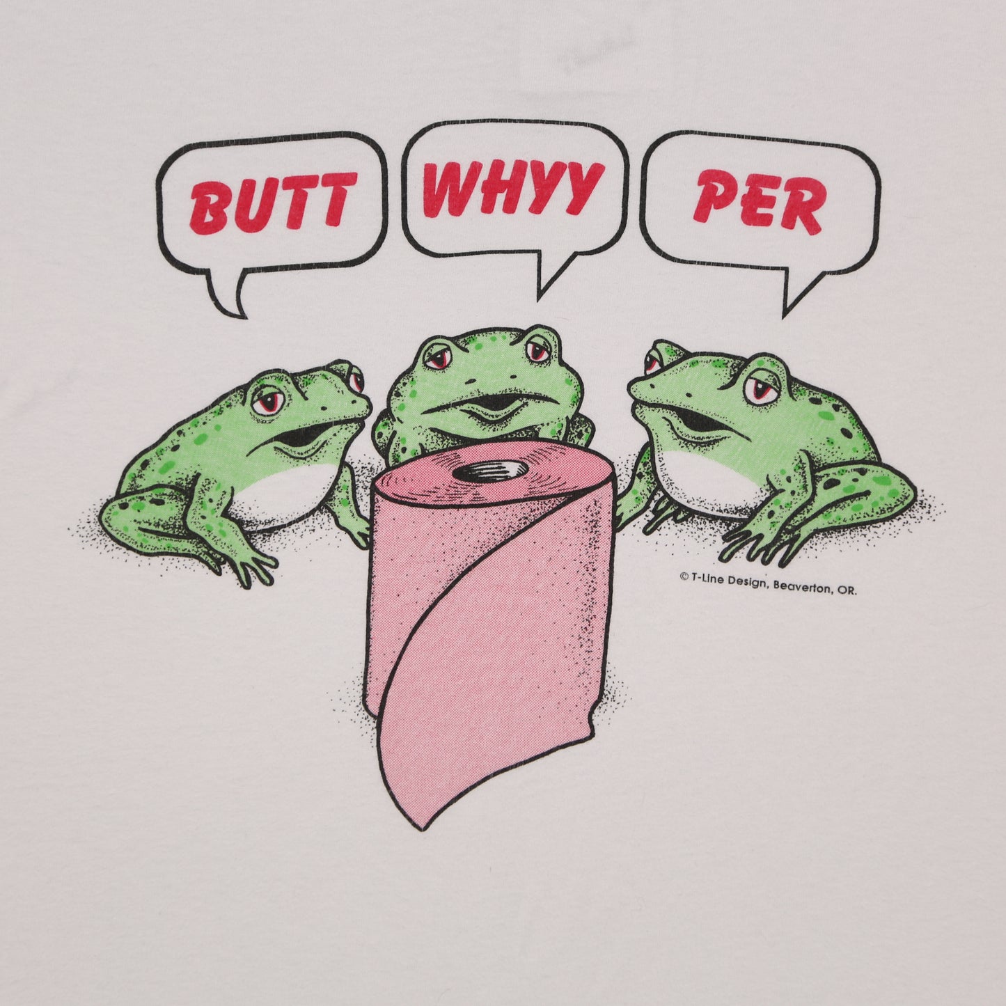 "Butt Why per" Novelty T-shirt - XL