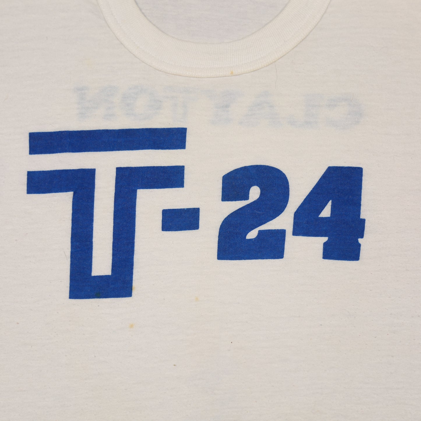 1960's "Clayton T-24" white T-shirt - XS