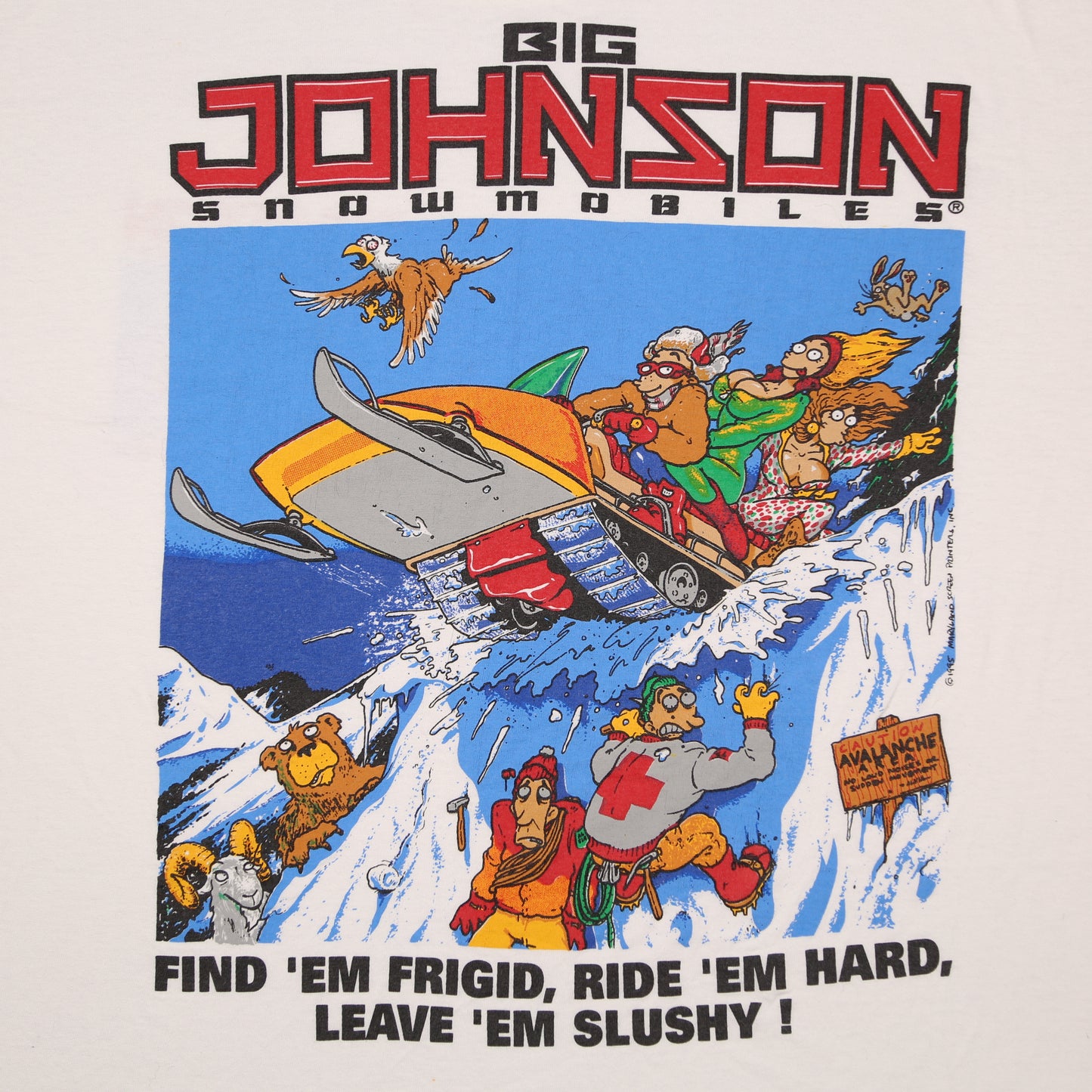 "Big Johnson" 90's novelty t-shirt - XL