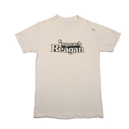 "Impeach Reagan" 80's vintage t-shirt - XS/S