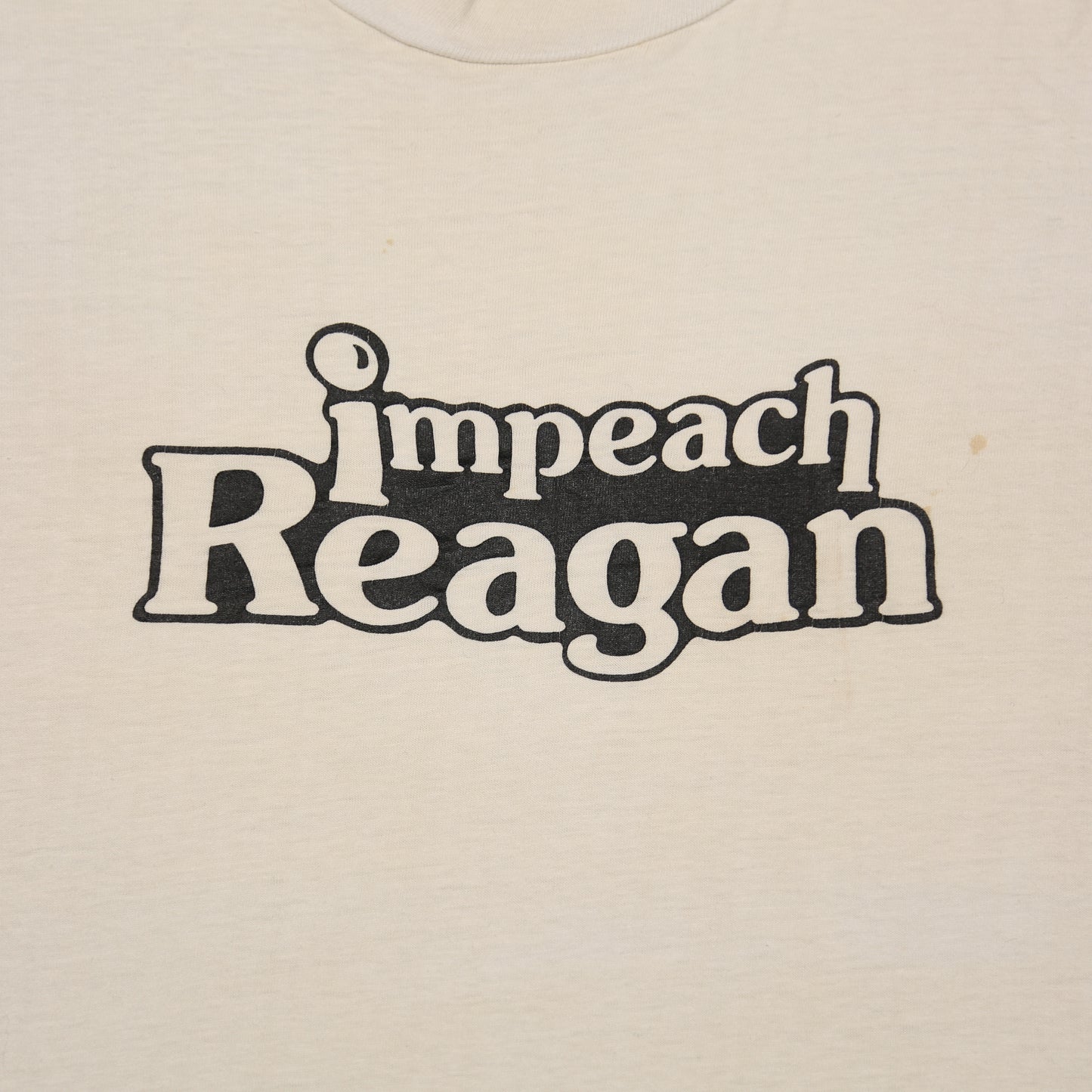 "Impeach Reagan" 80's vintage t-shirt - XS/S