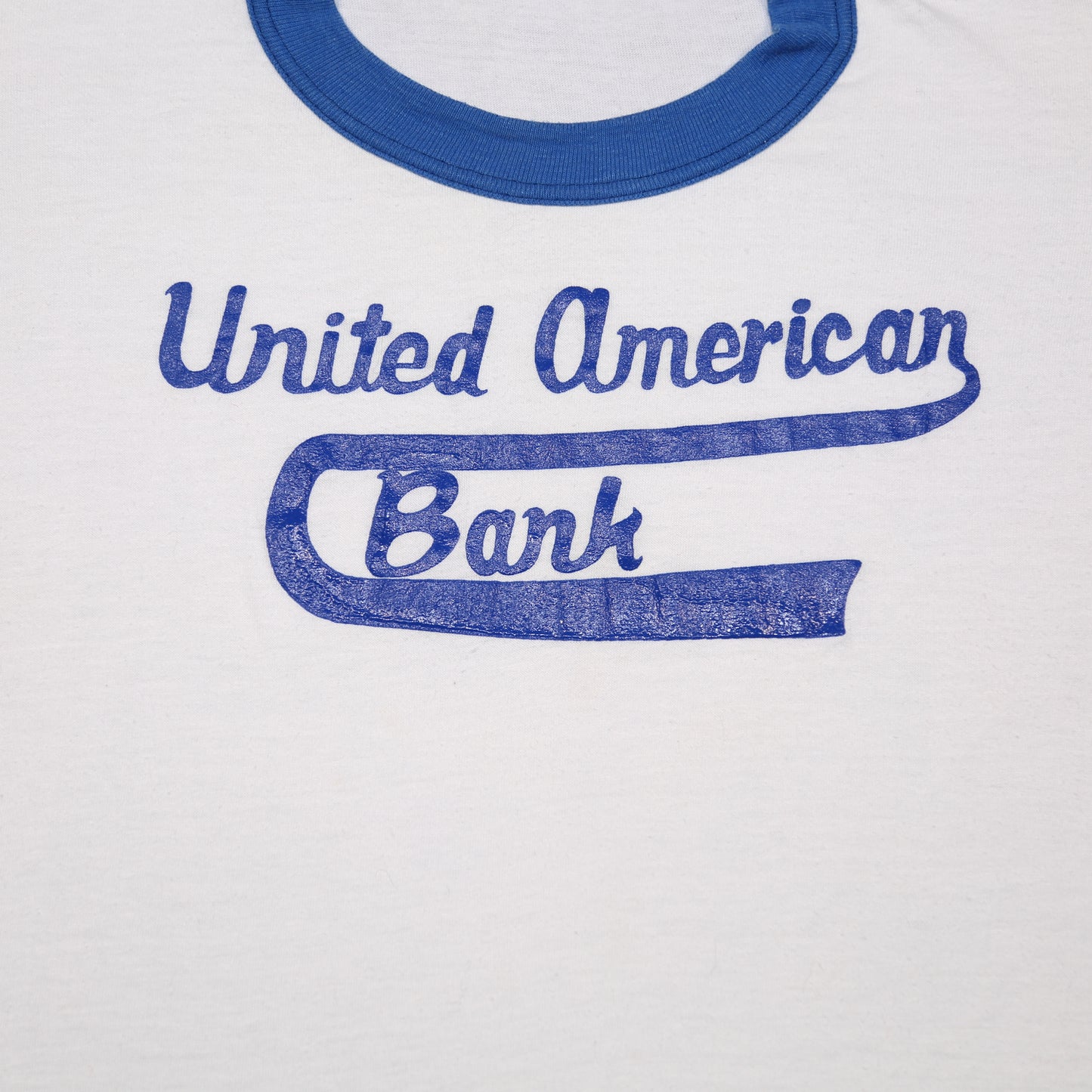 "United American Bank" 70's ringer t-shirt - S