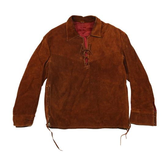 1960's Suede Pullover "Warshirt"- M